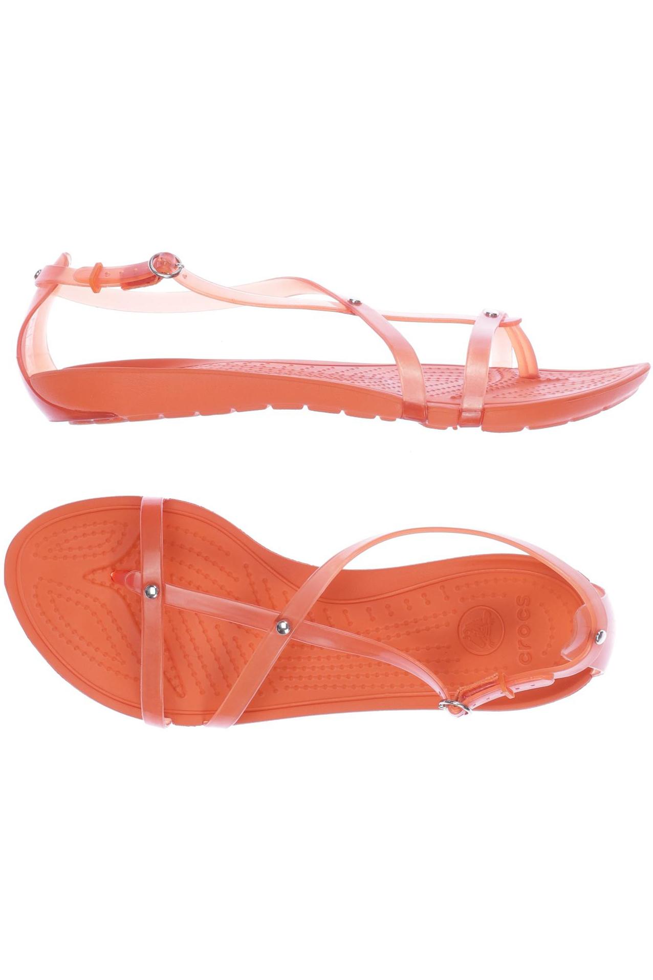 

Crocs Damen Sandale, orange, Gr. 9