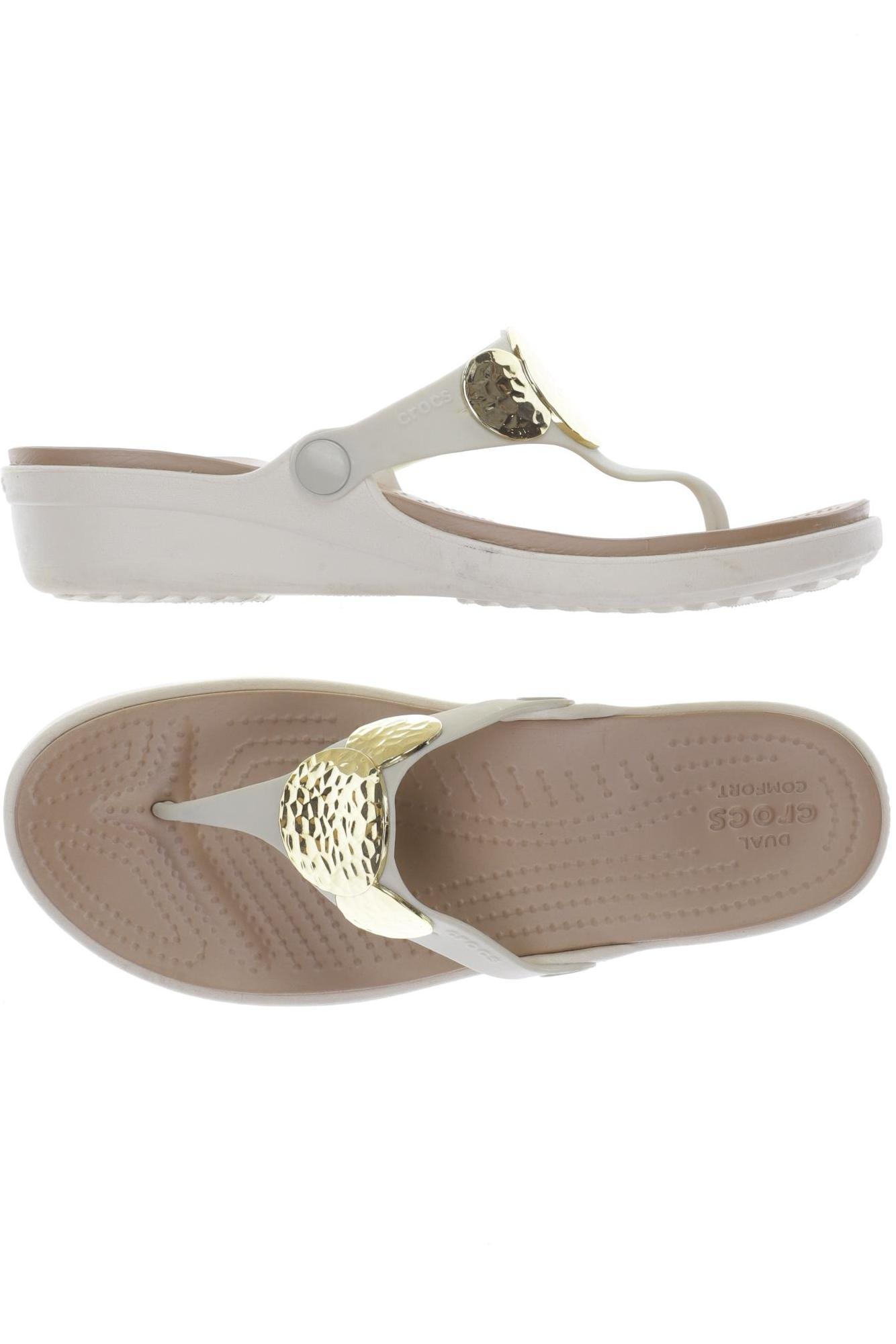 

Crocs Damen Sandale, cremeweiß