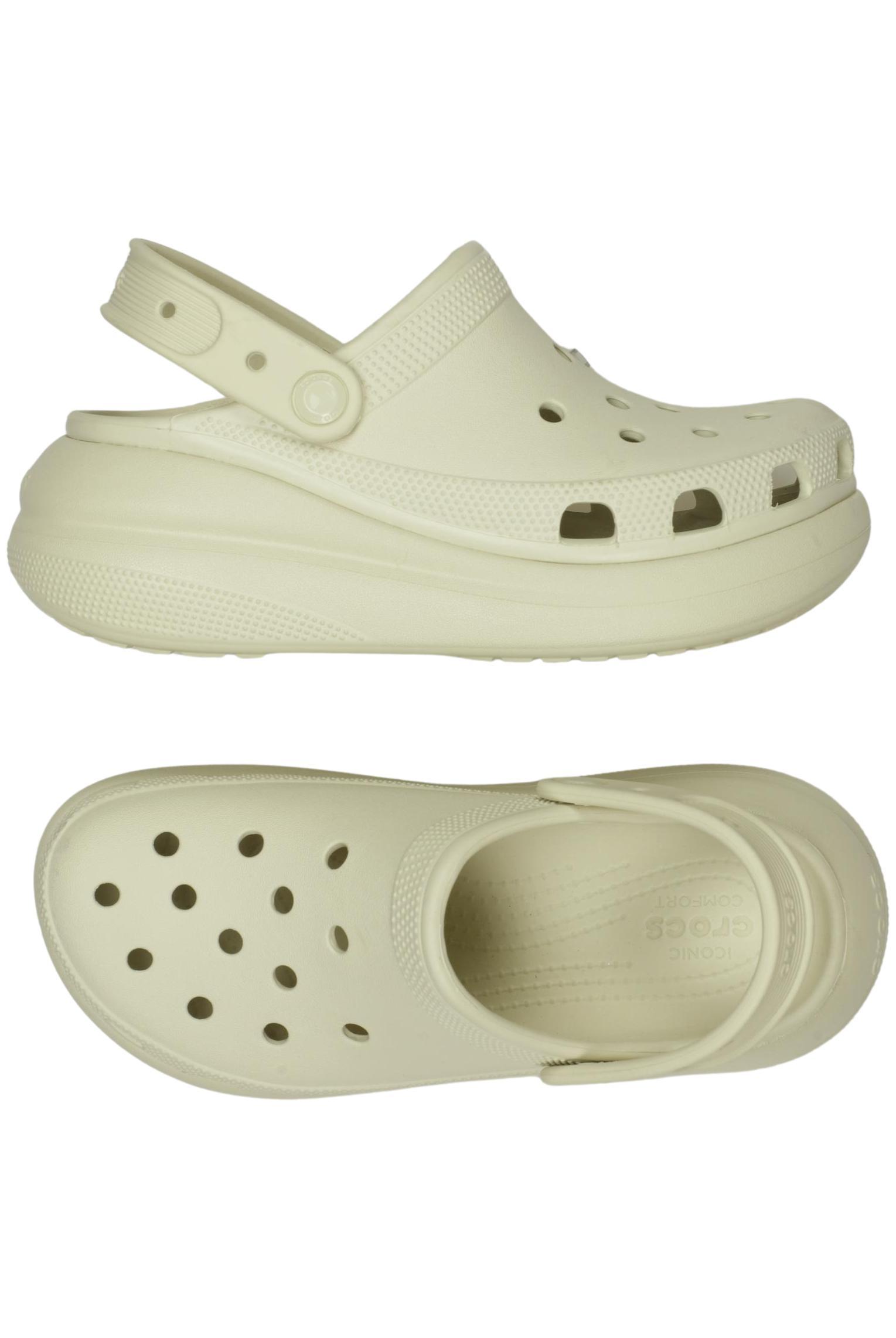 

Crocs Damen Sandale, cremeweiß, Gr. 7