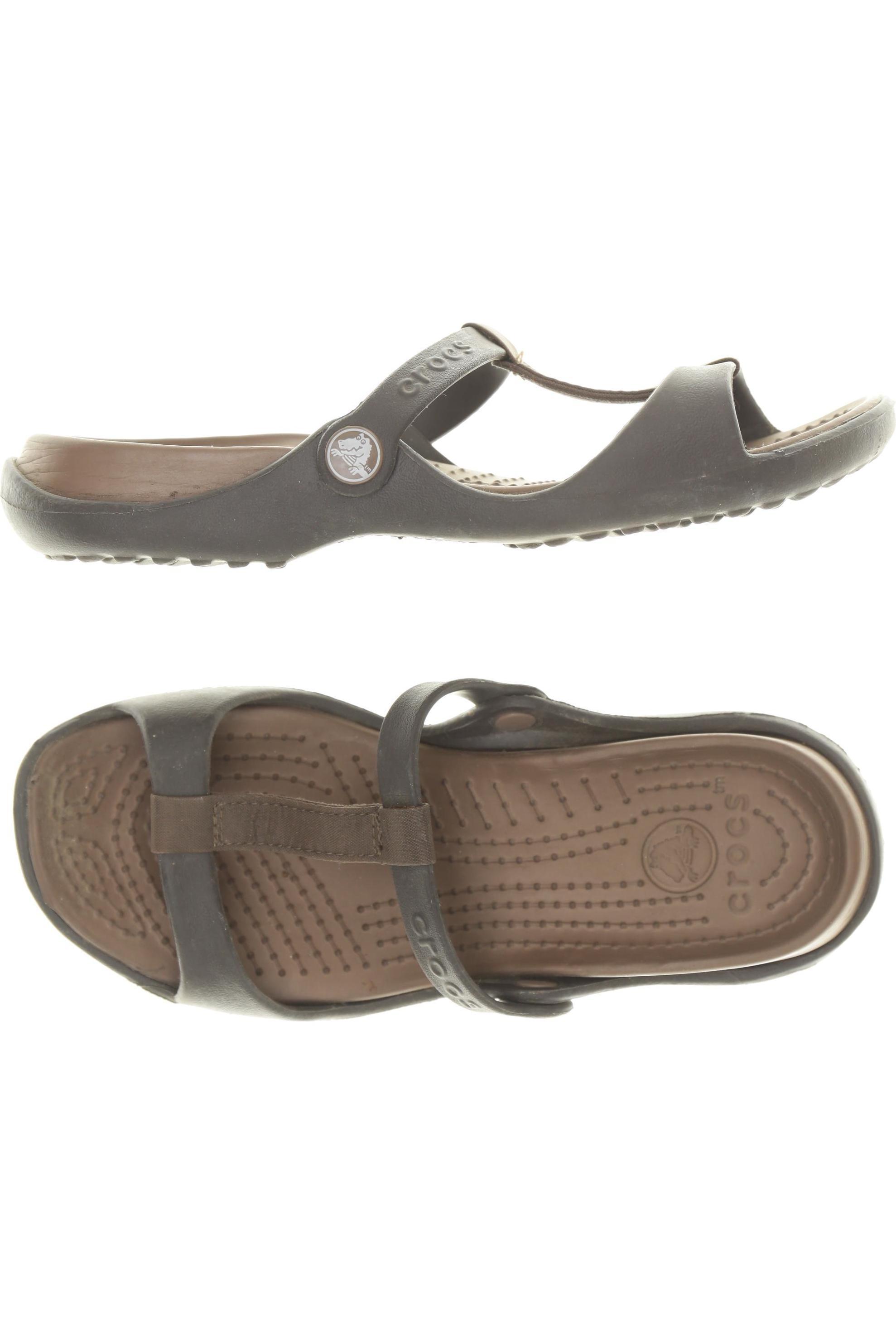 

Crocs Damen Sandale, braun, Gr. 7
