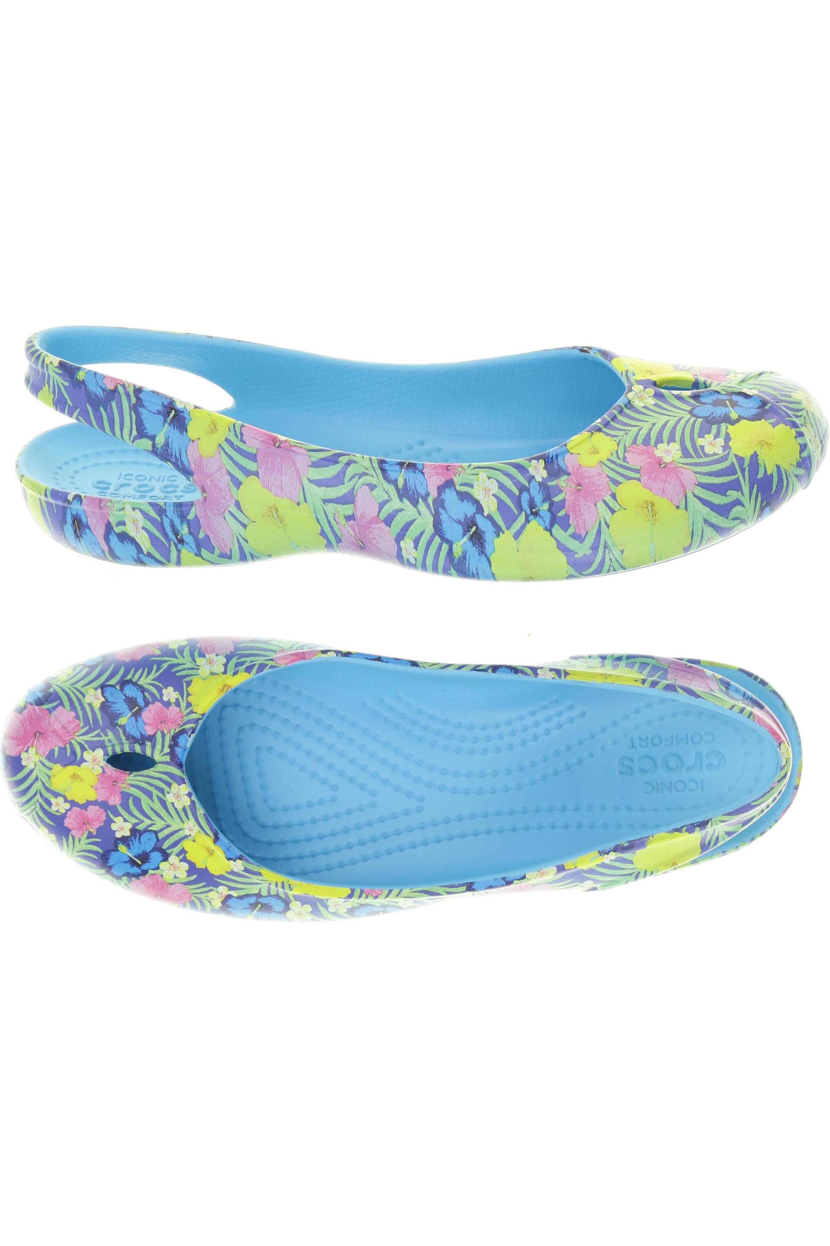 

Crocs Damen Sandale, blau, Gr. 7