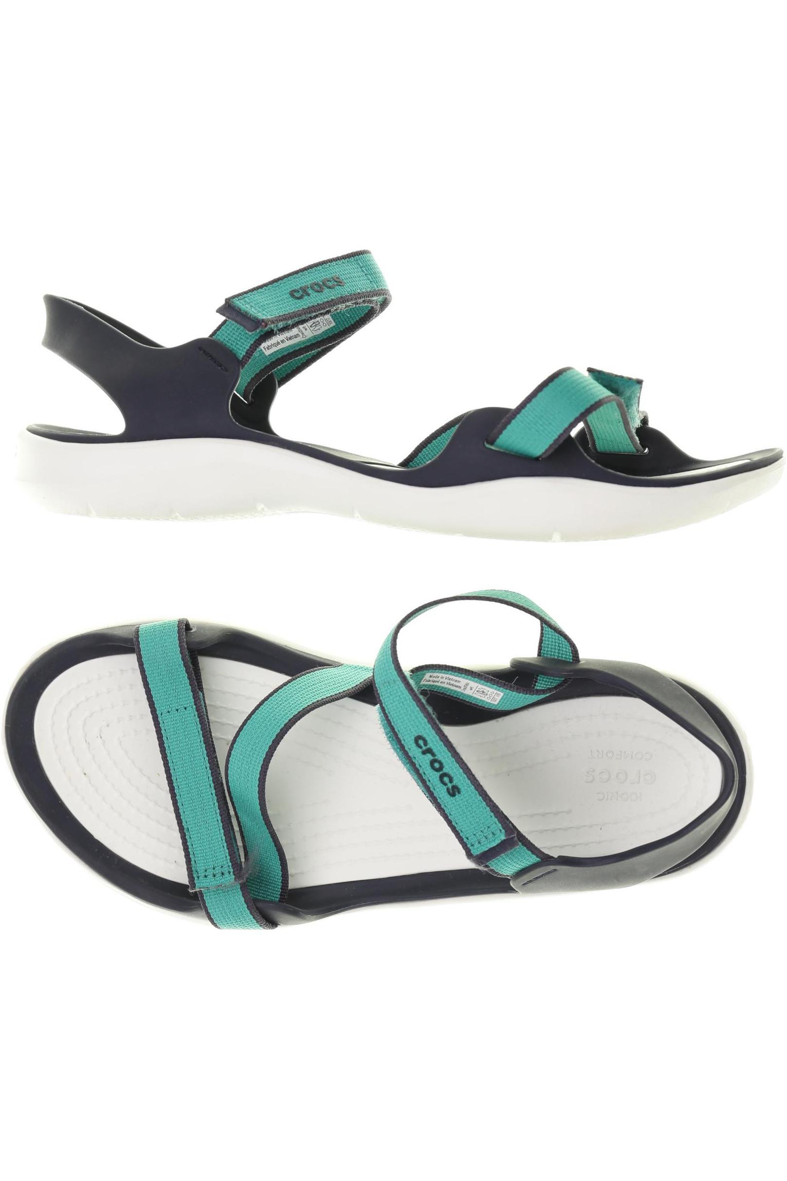 

Crocs Damen Sandale, türkis, Gr. 6