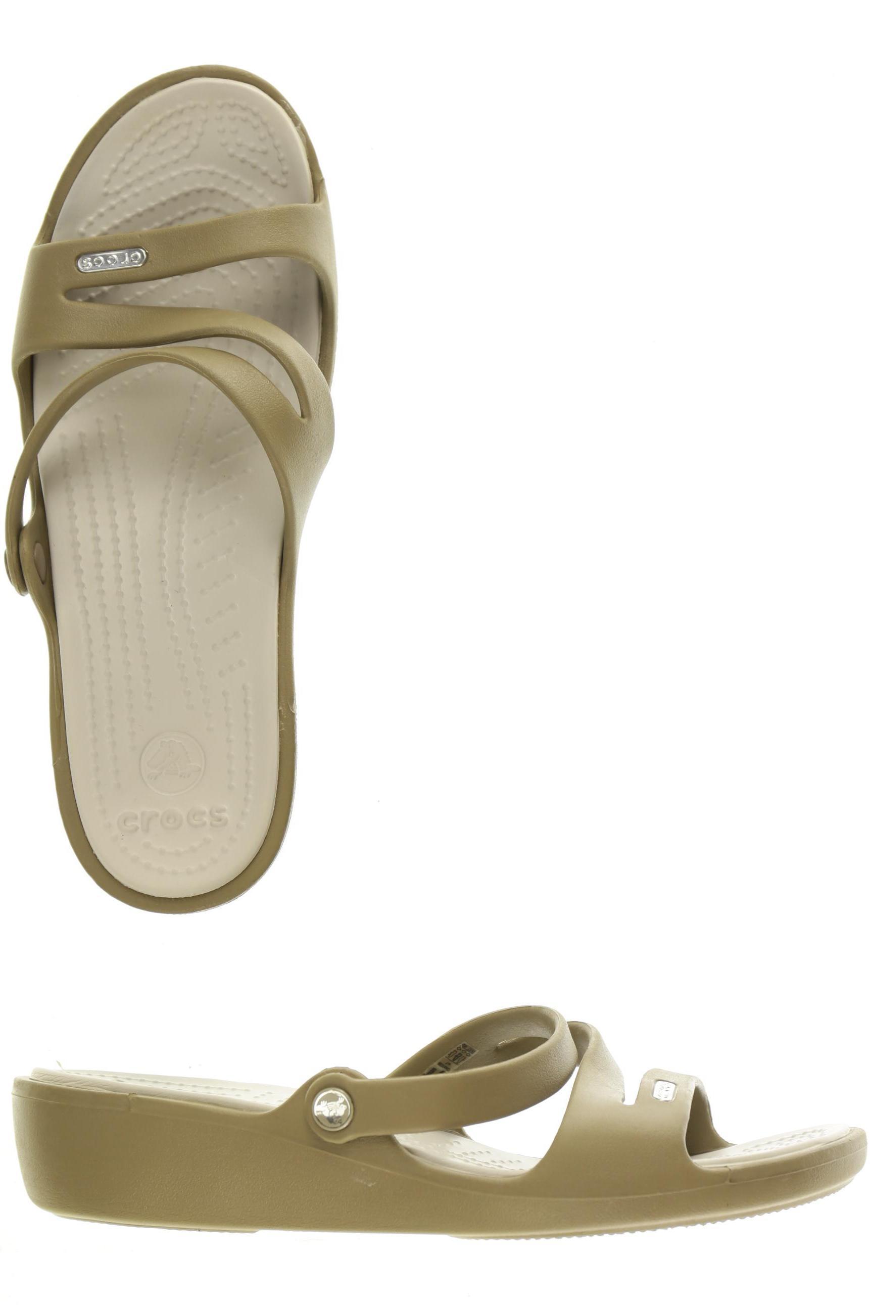 

Crocs Damen Sandale, beige, Gr. 7
