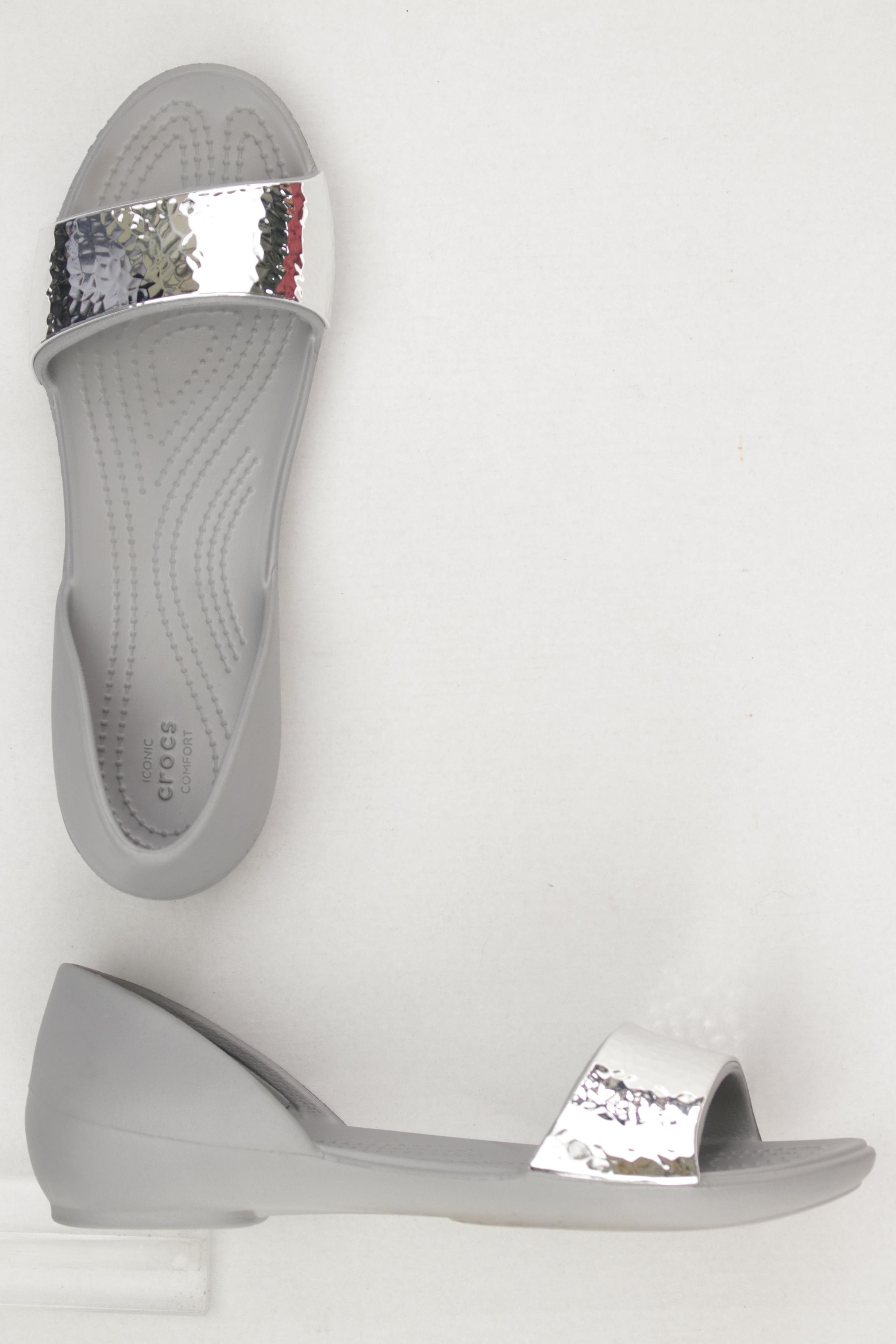 

Crocs Damen Ballerinas, grau, Gr. 7