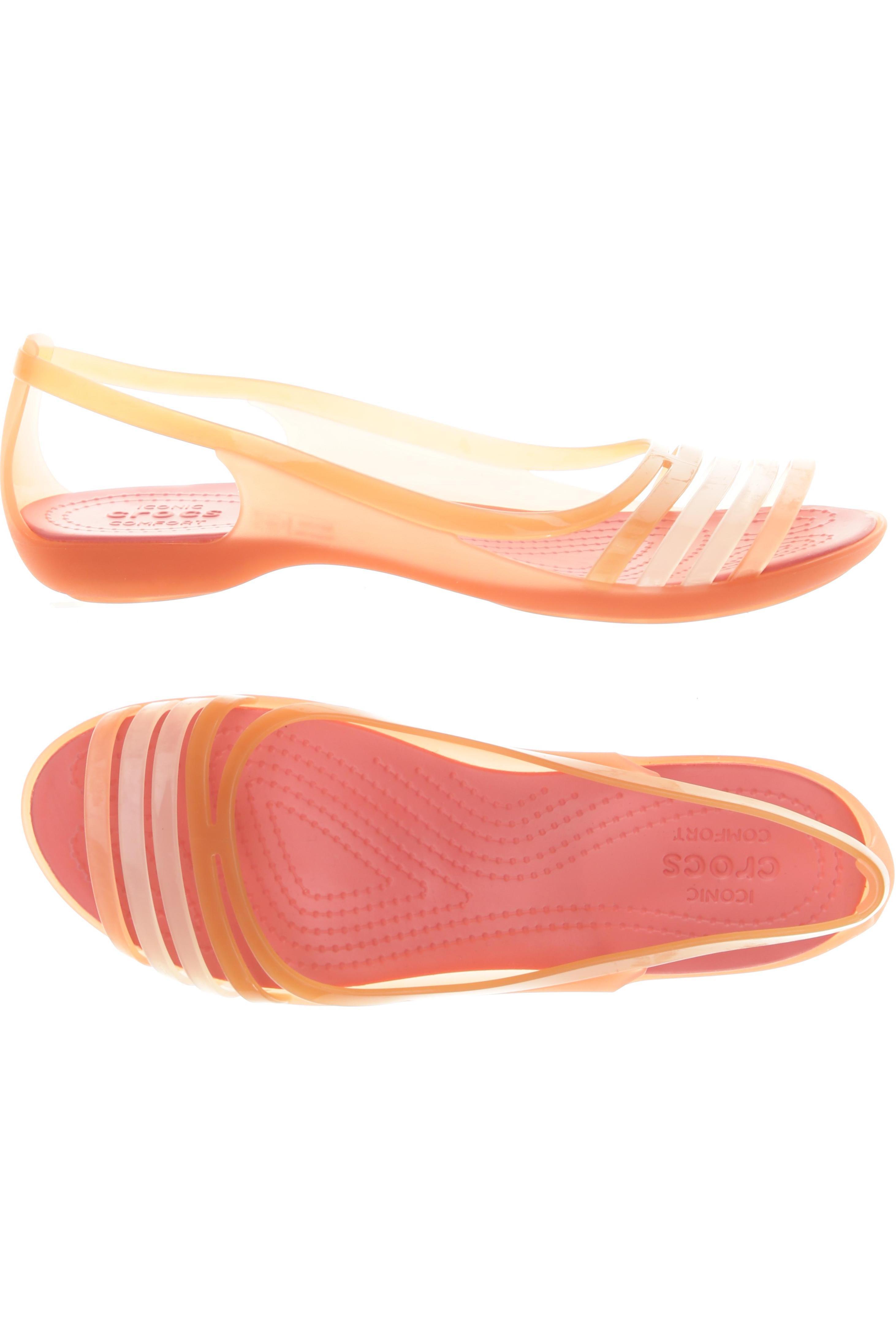 

Crocs Damen Sandale, orange, Gr. 9