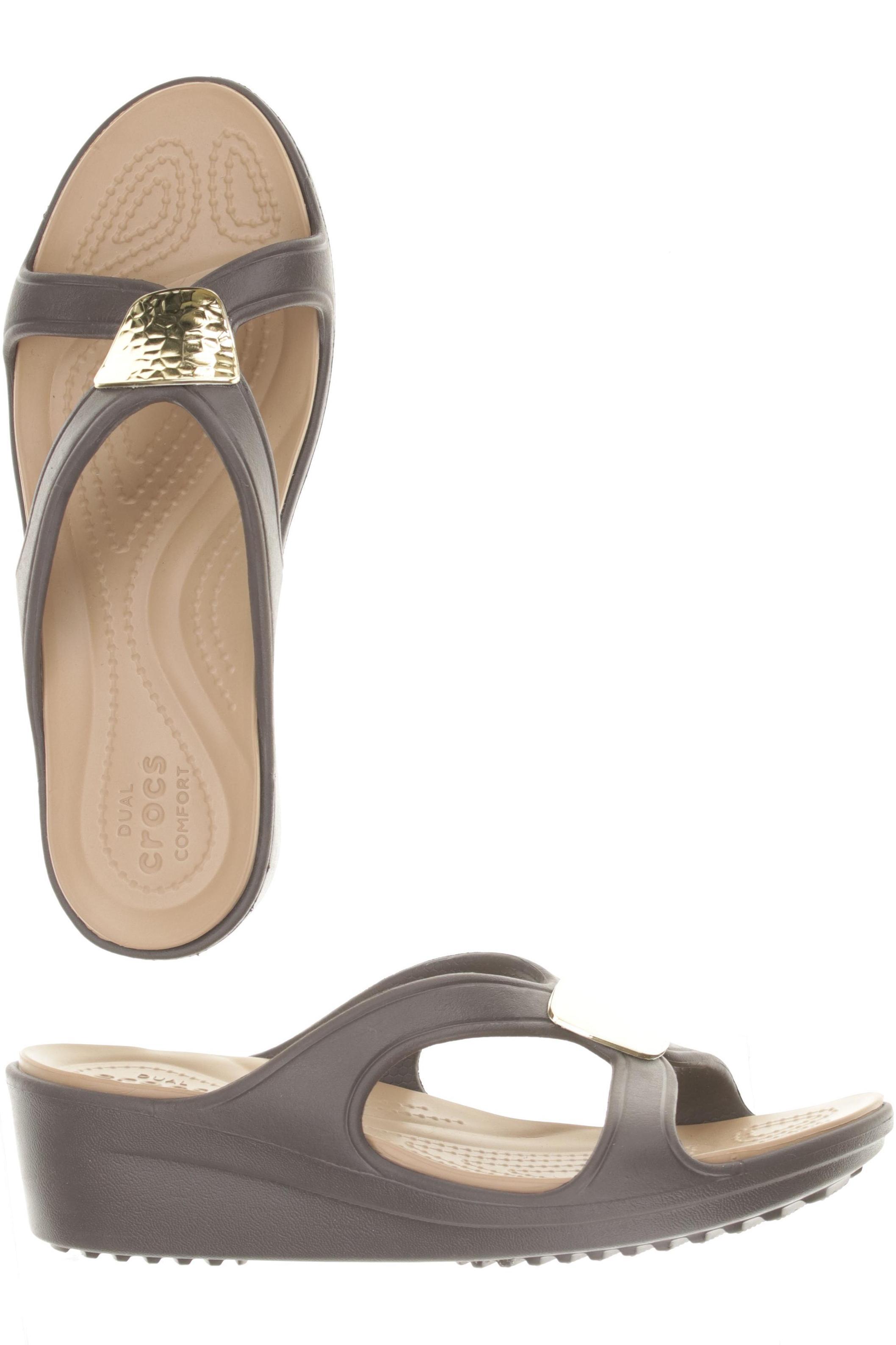 

Crocs Damen Sandale, braun, Gr. 6