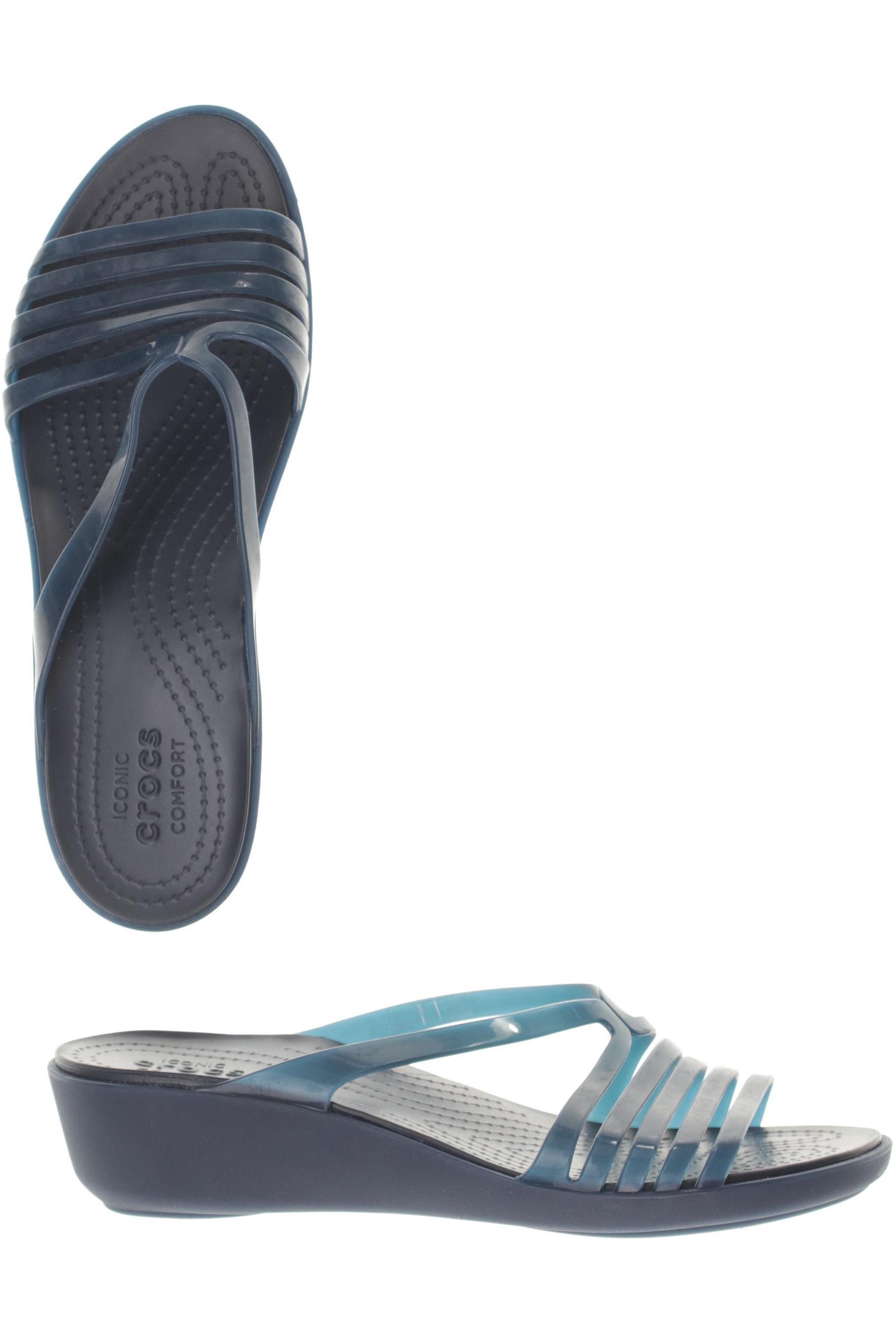 

Crocs Damen Sandale, blau, Gr. 7