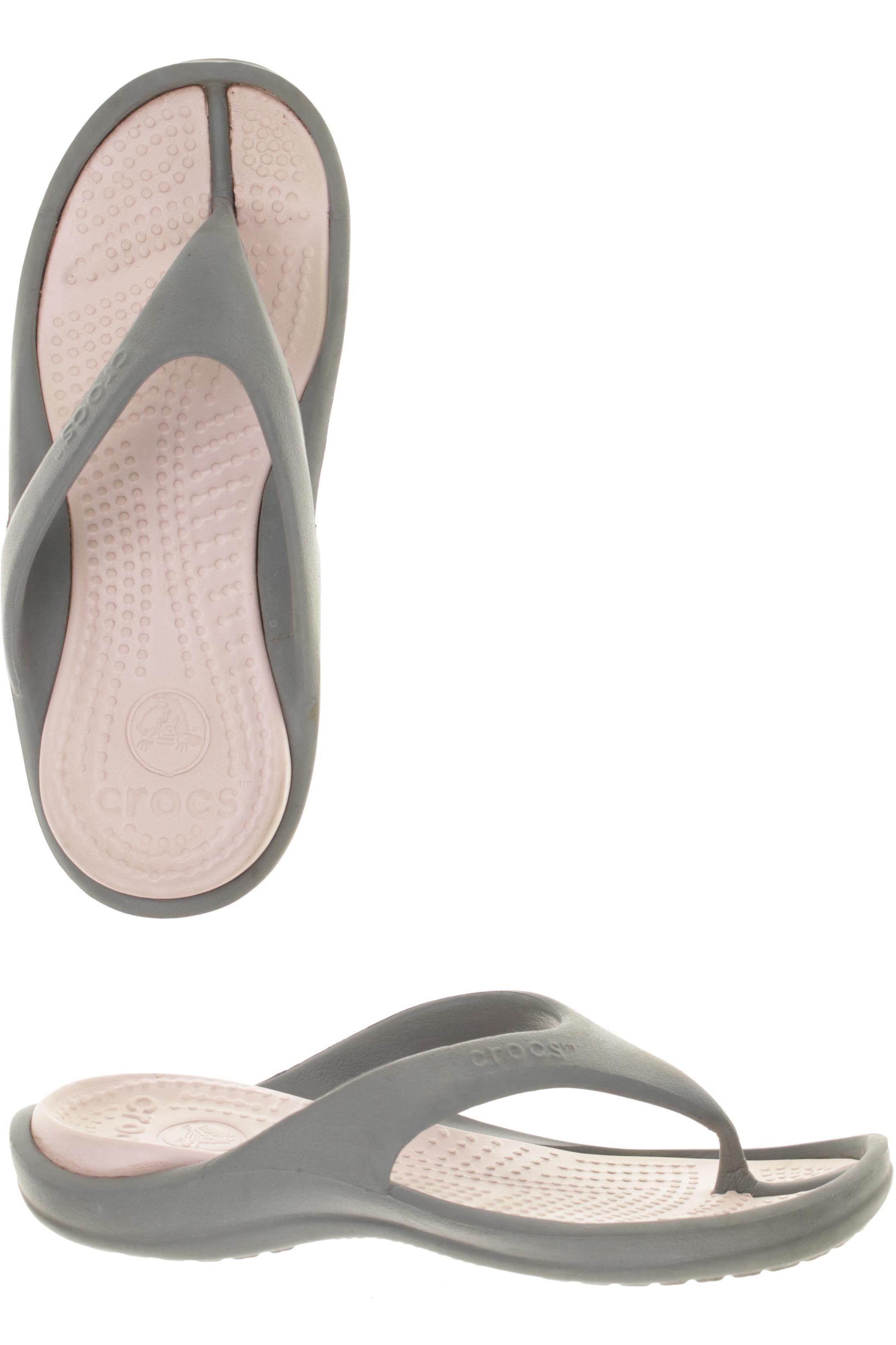 

Crocs Damen Sandale, grau, Gr. 8