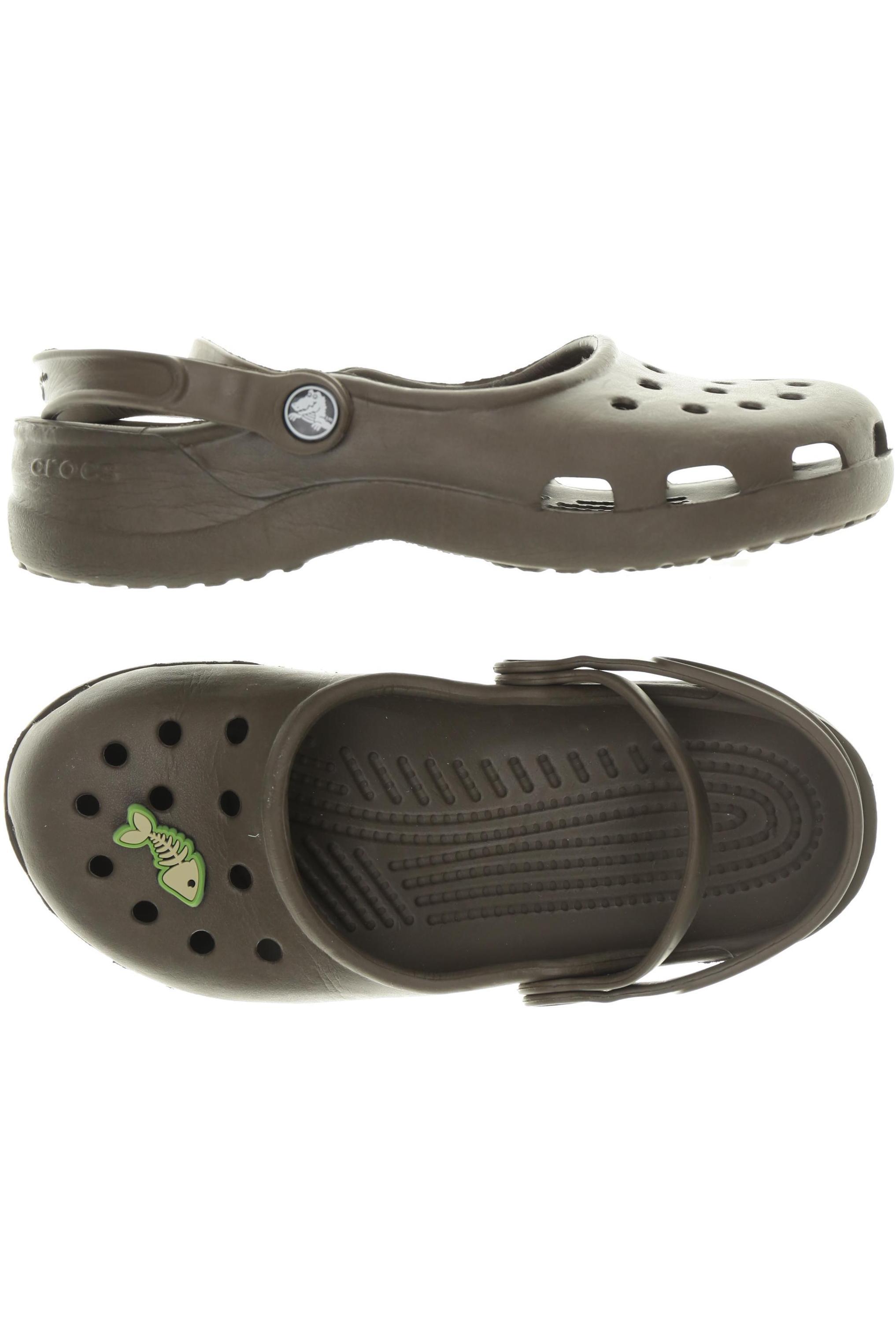 

Crocs Damen Sandale, braun, Gr. 7