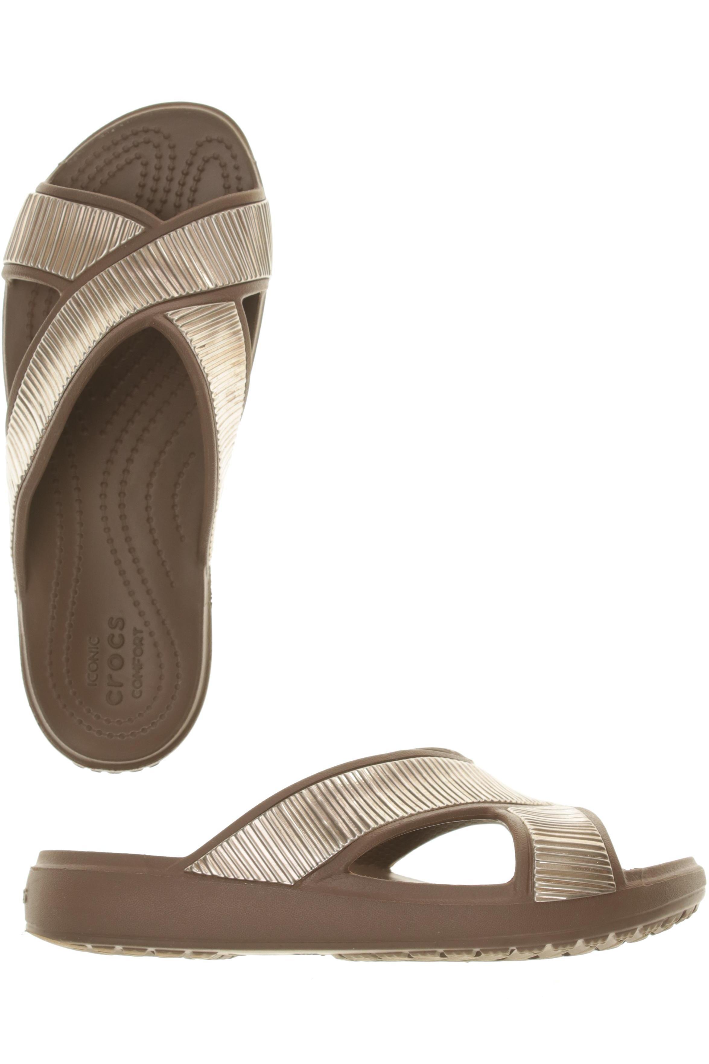 

Crocs Damen Sandale, braun, Gr. 5