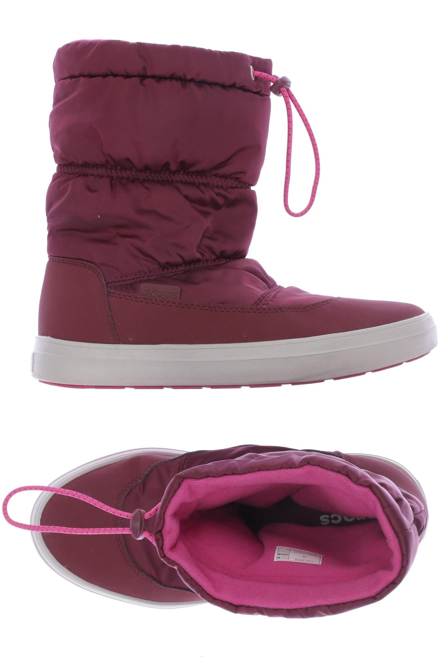 

Crocs Damen Stiefelette, bordeaux, Gr. 6