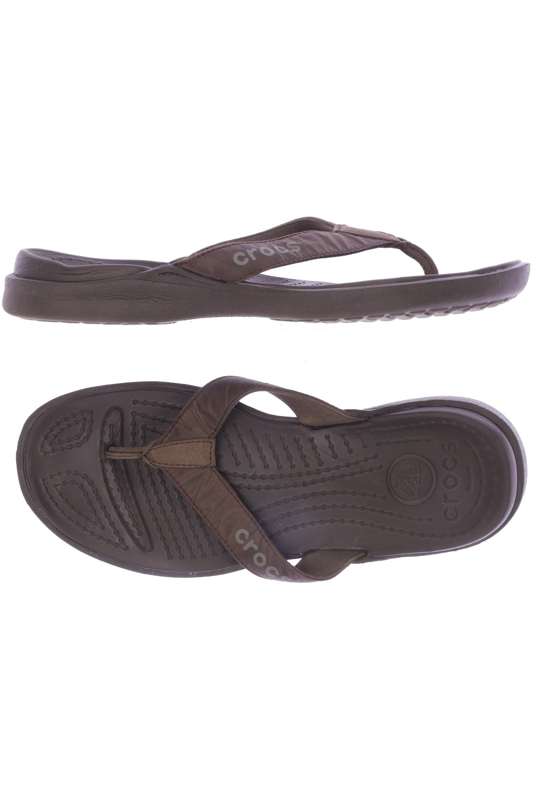 

Crocs Herren Sandale, braun, Gr. 7