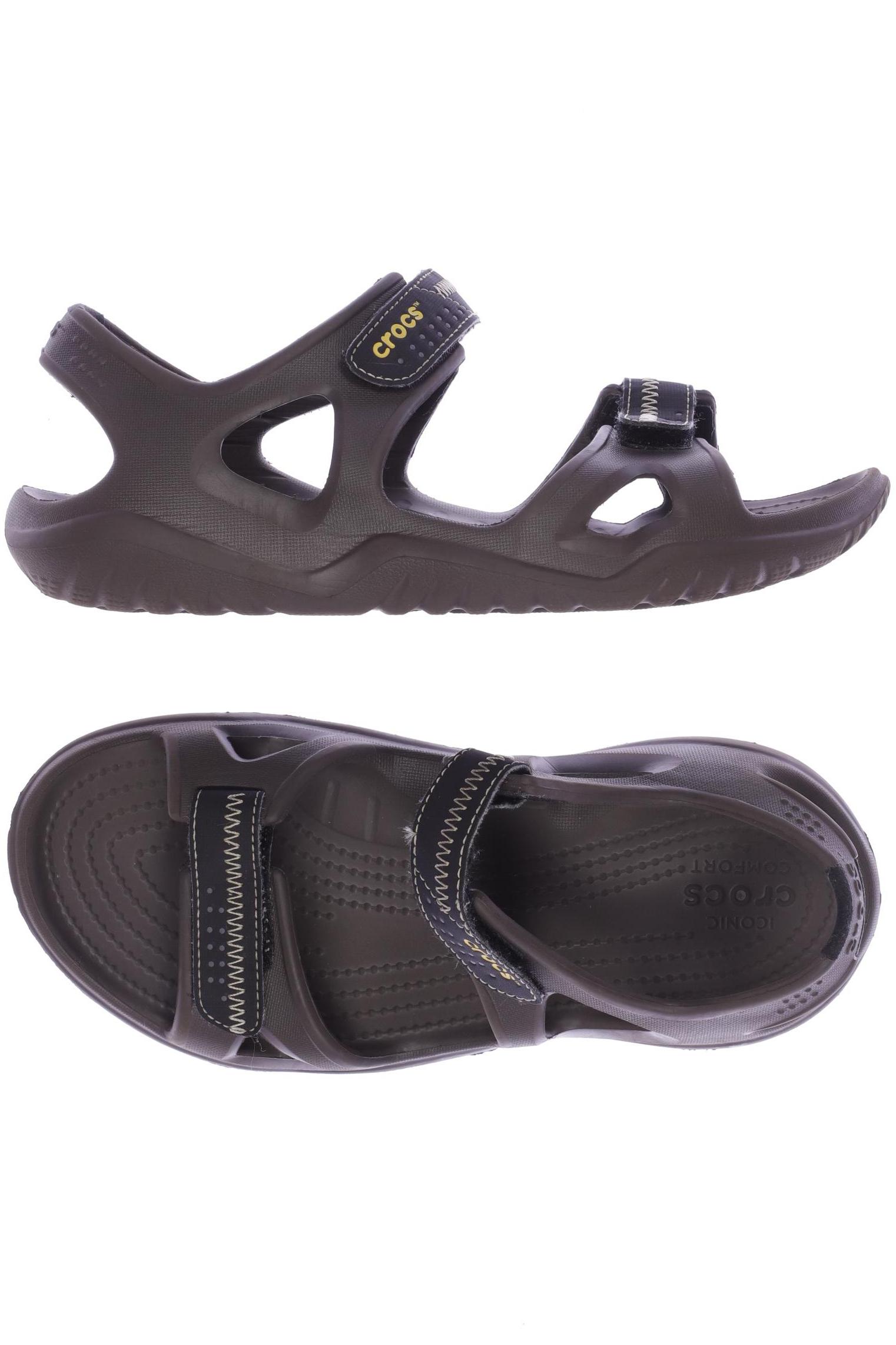 

Crocs Herren Sandale, braun, Gr. 7