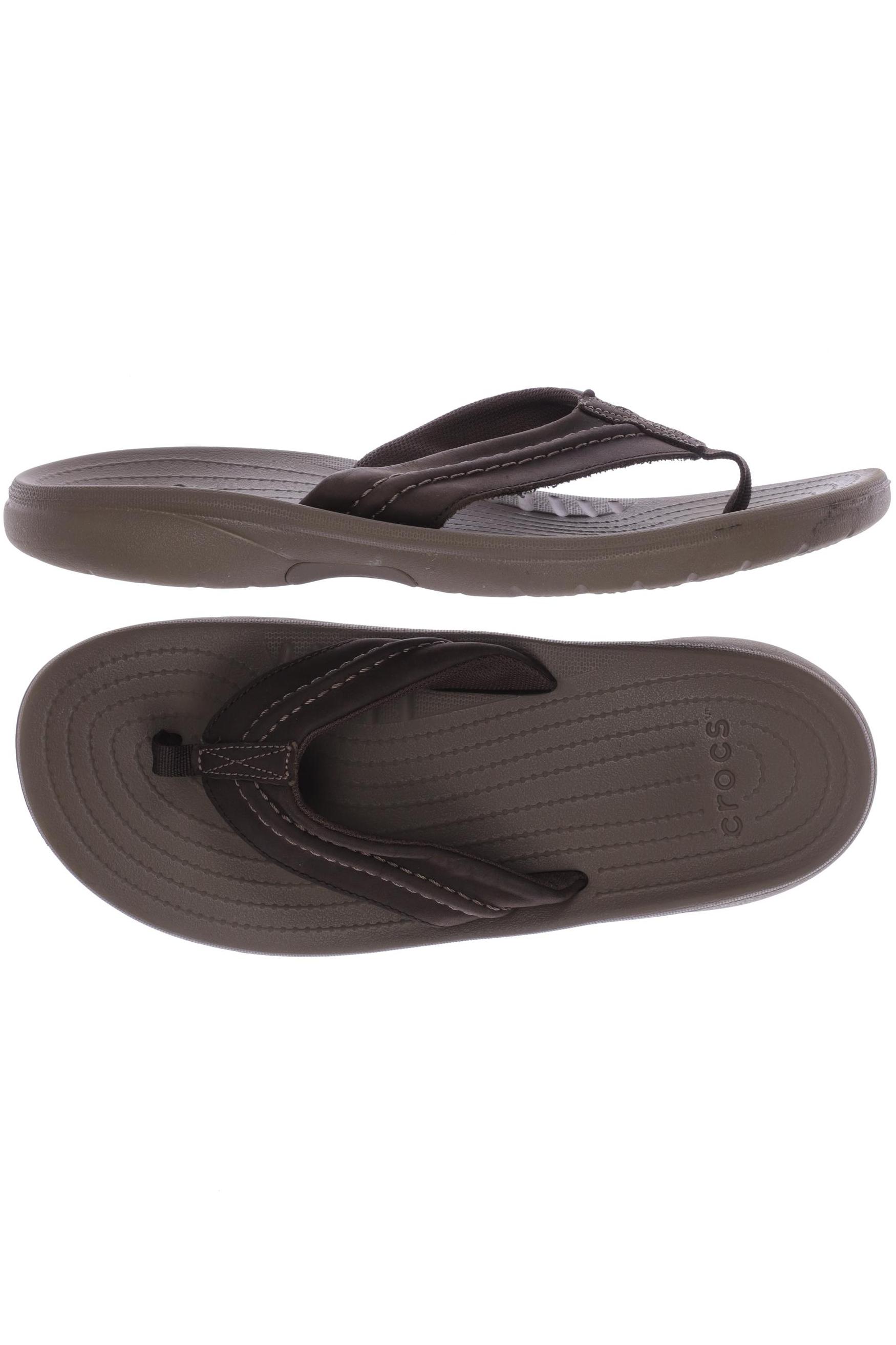 

Crocs Herren Sandale, braun, Gr. 8