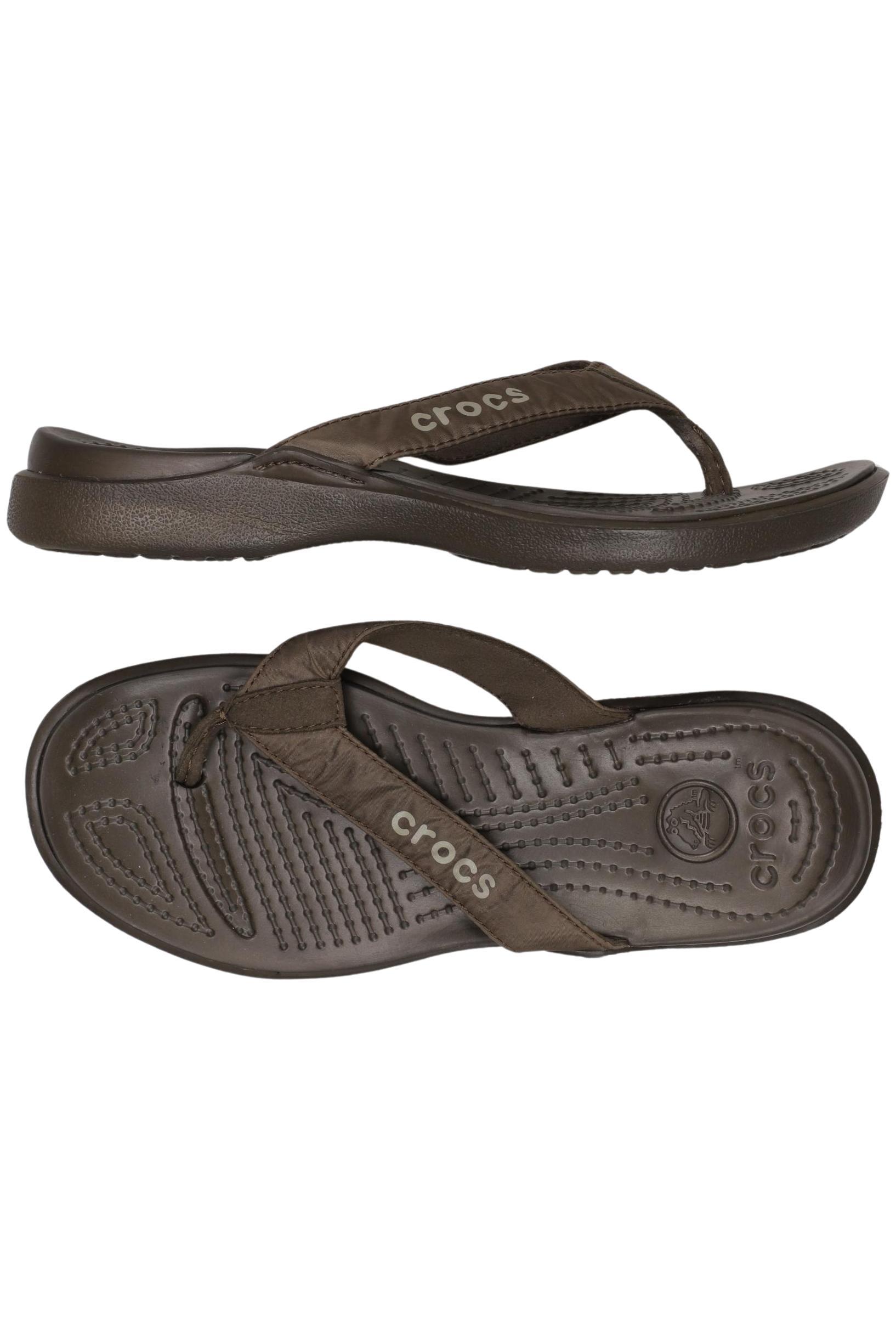 

Crocs Herren Sandale, braun, Gr. 8