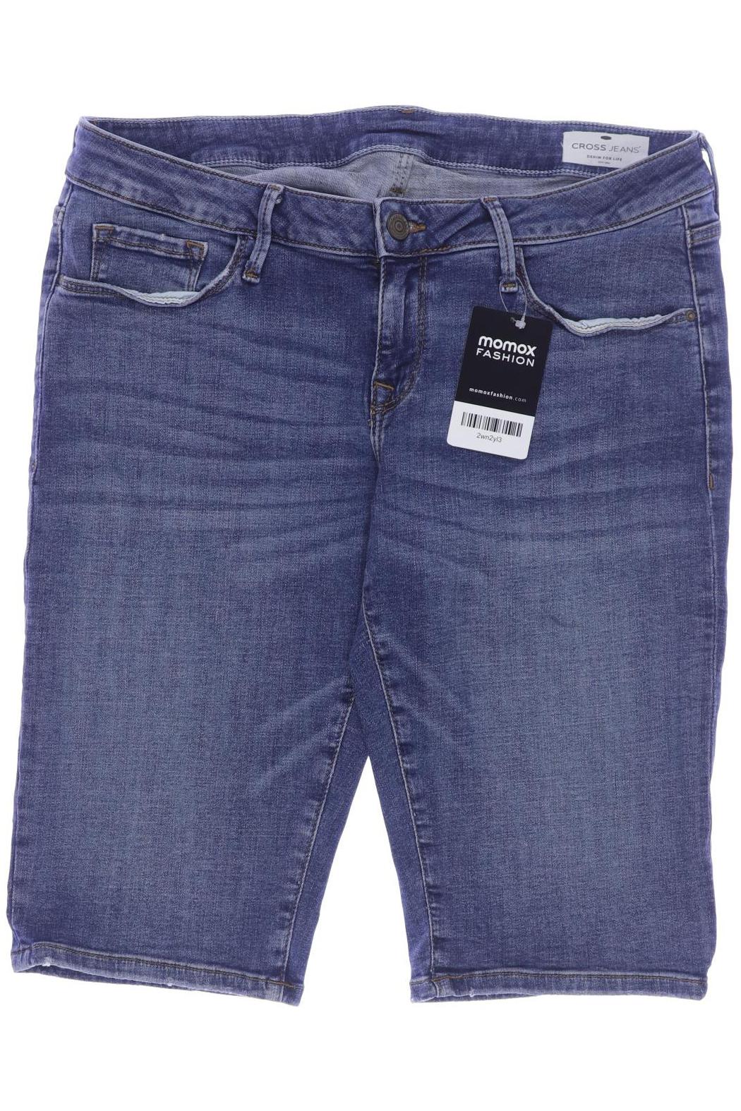 

Cross Jeans Damen Shorts, blau, Gr. 28