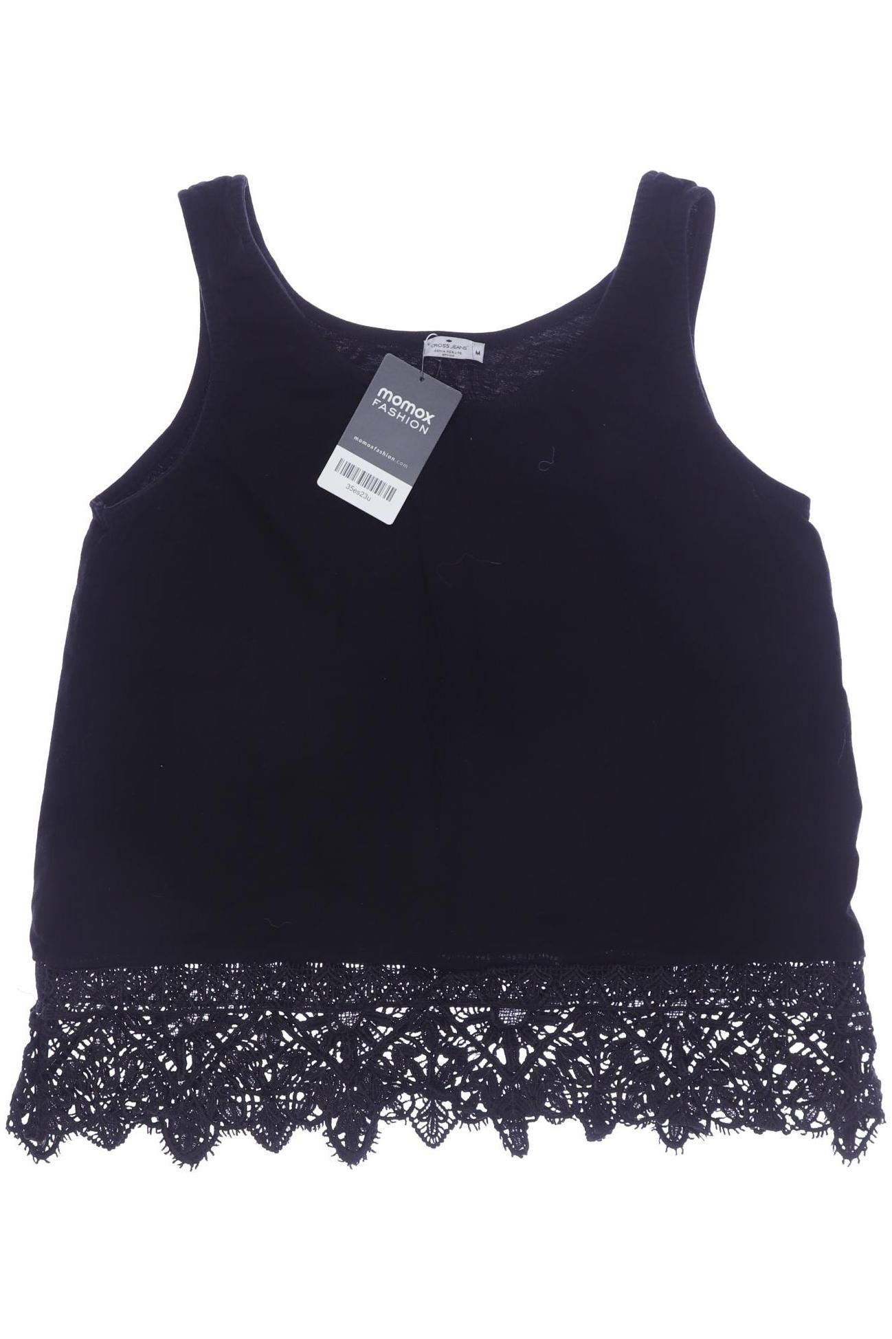 

Cross Jeans Damen Top, schwarz, Gr. 38