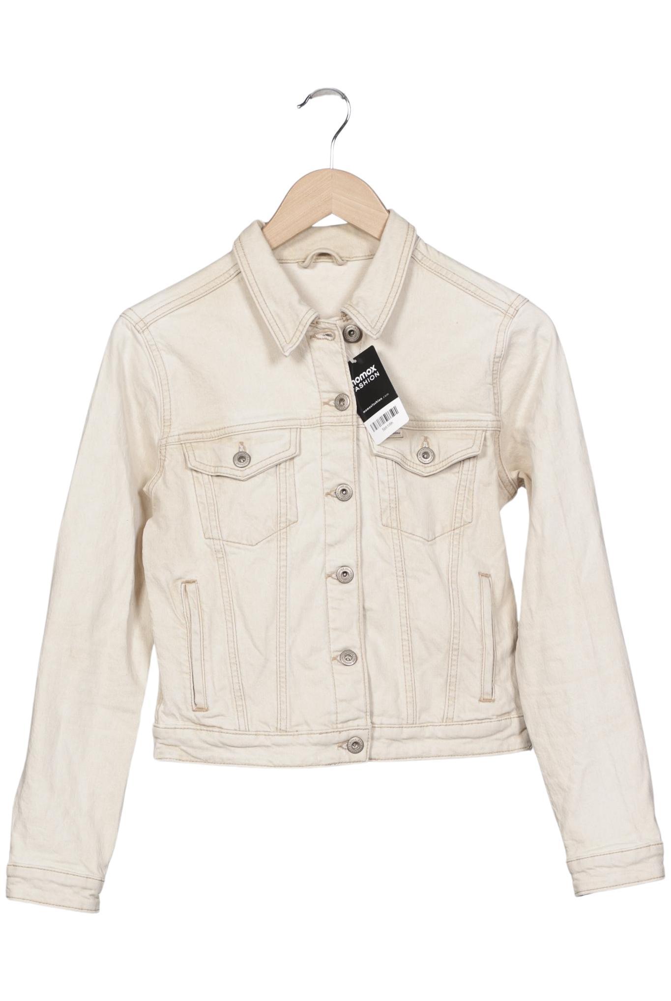 

Cross Jeans Damen Jacke, cremeweiß, Gr. 36