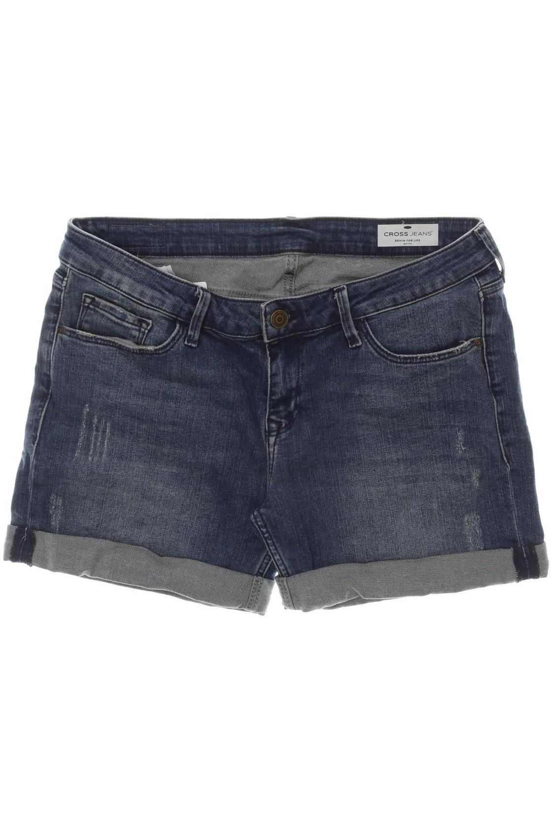 

Cross Jeans Damen Shorts, blau, Gr. 28