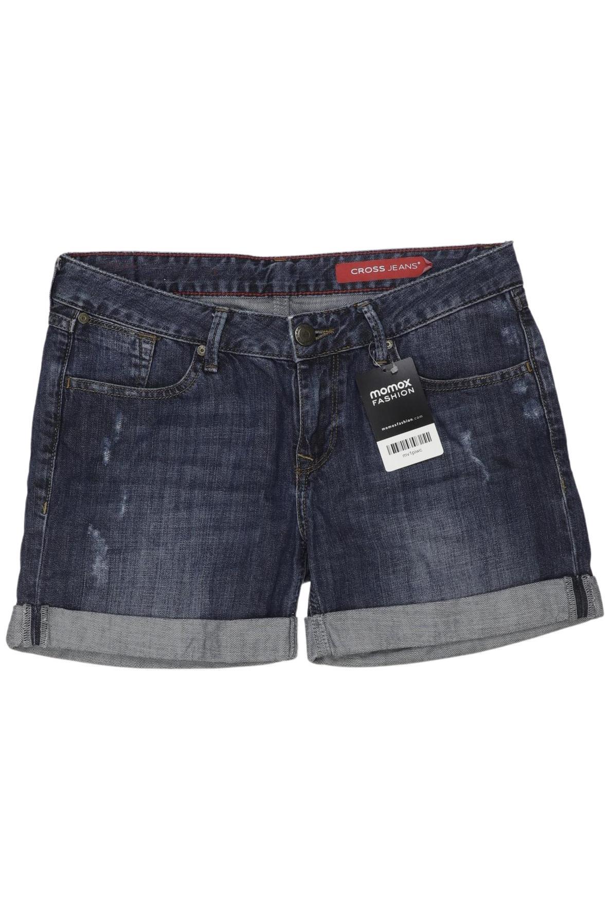 

Cross Jeans Damen Shorts, blau, Gr. 28