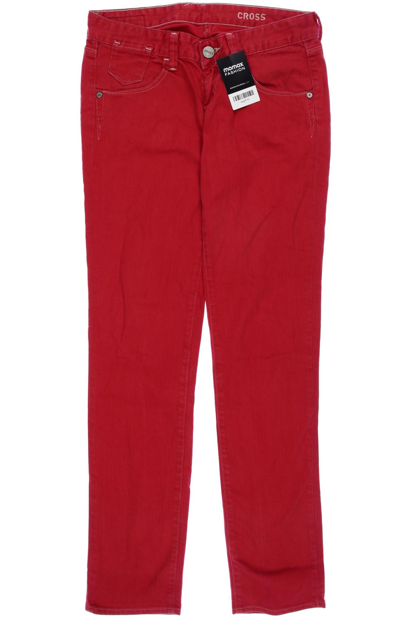 

Cross Jeans Damen Jeans, rot, Gr. 29