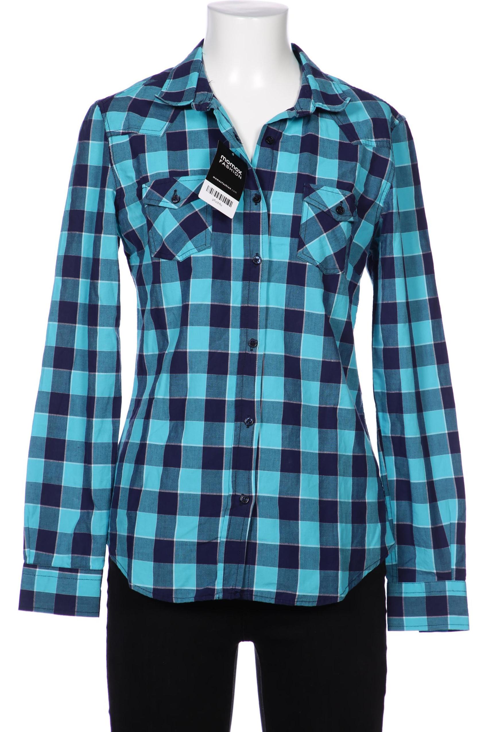 

Cross Jeans Damen Bluse, blau, Gr. 38