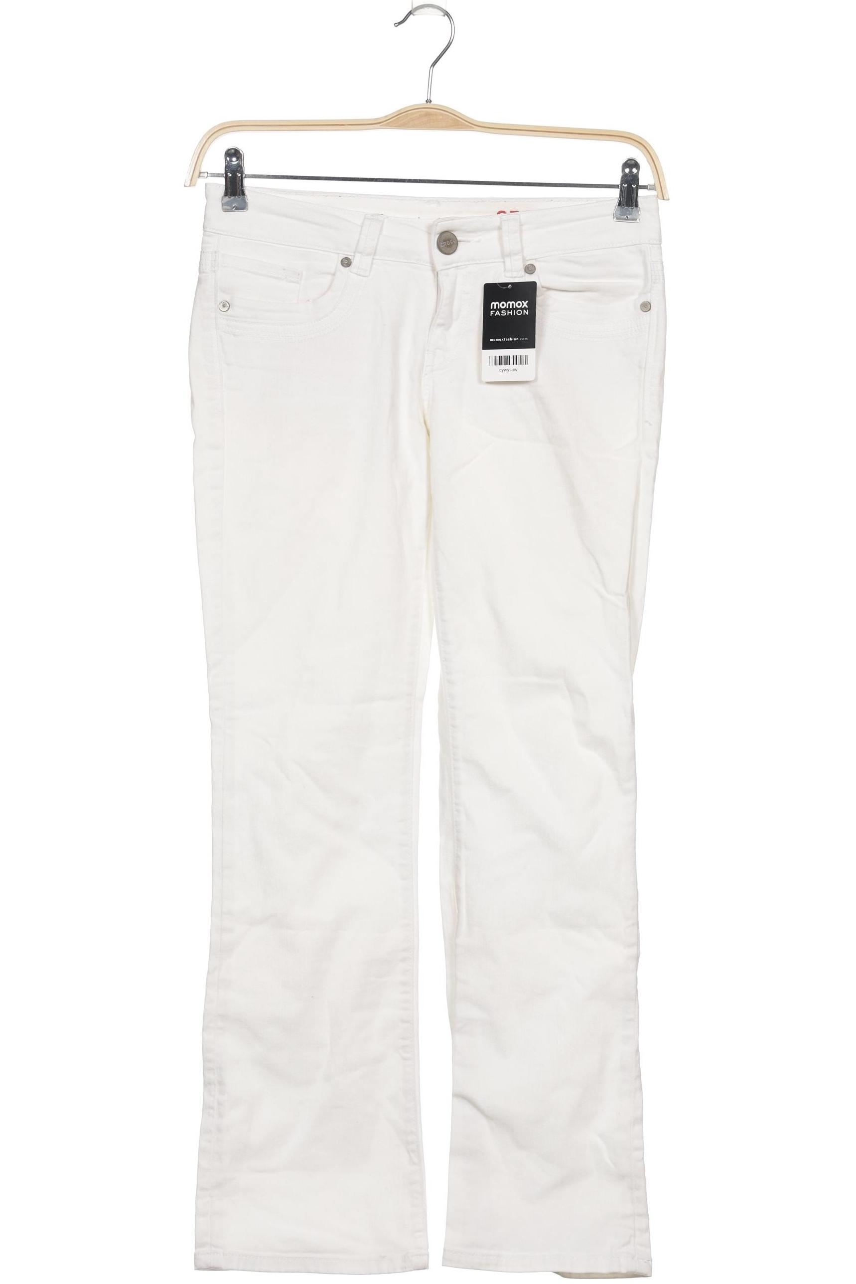 

Cross Jeans Damen Jeans, cremeweiß, Gr. 27
