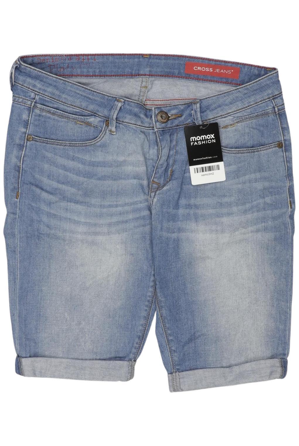 

Cross Jeans Damen Shorts, blau, Gr. 27