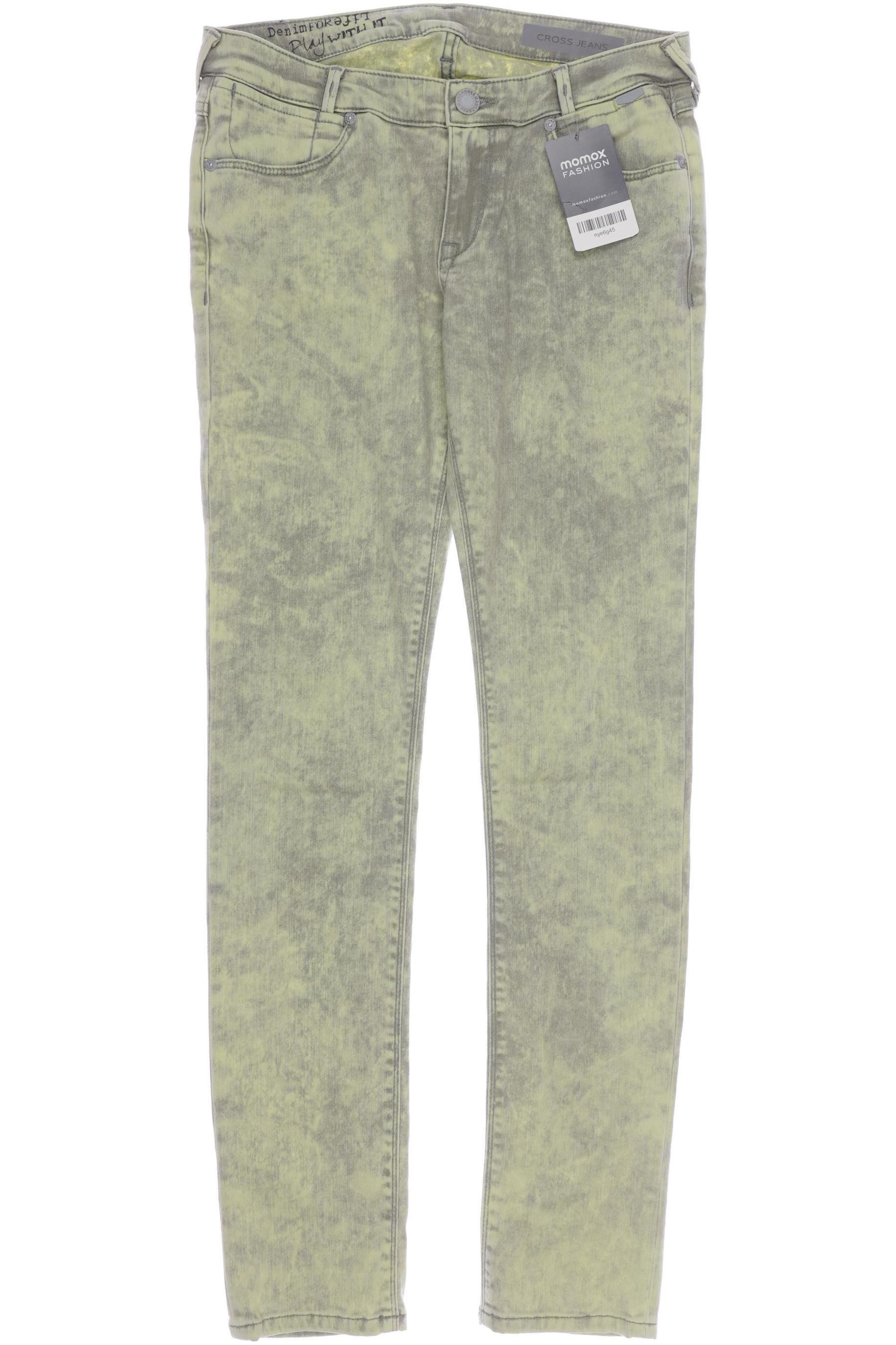 

Cross Jeans Damen Jeans, gelb, Gr. 28