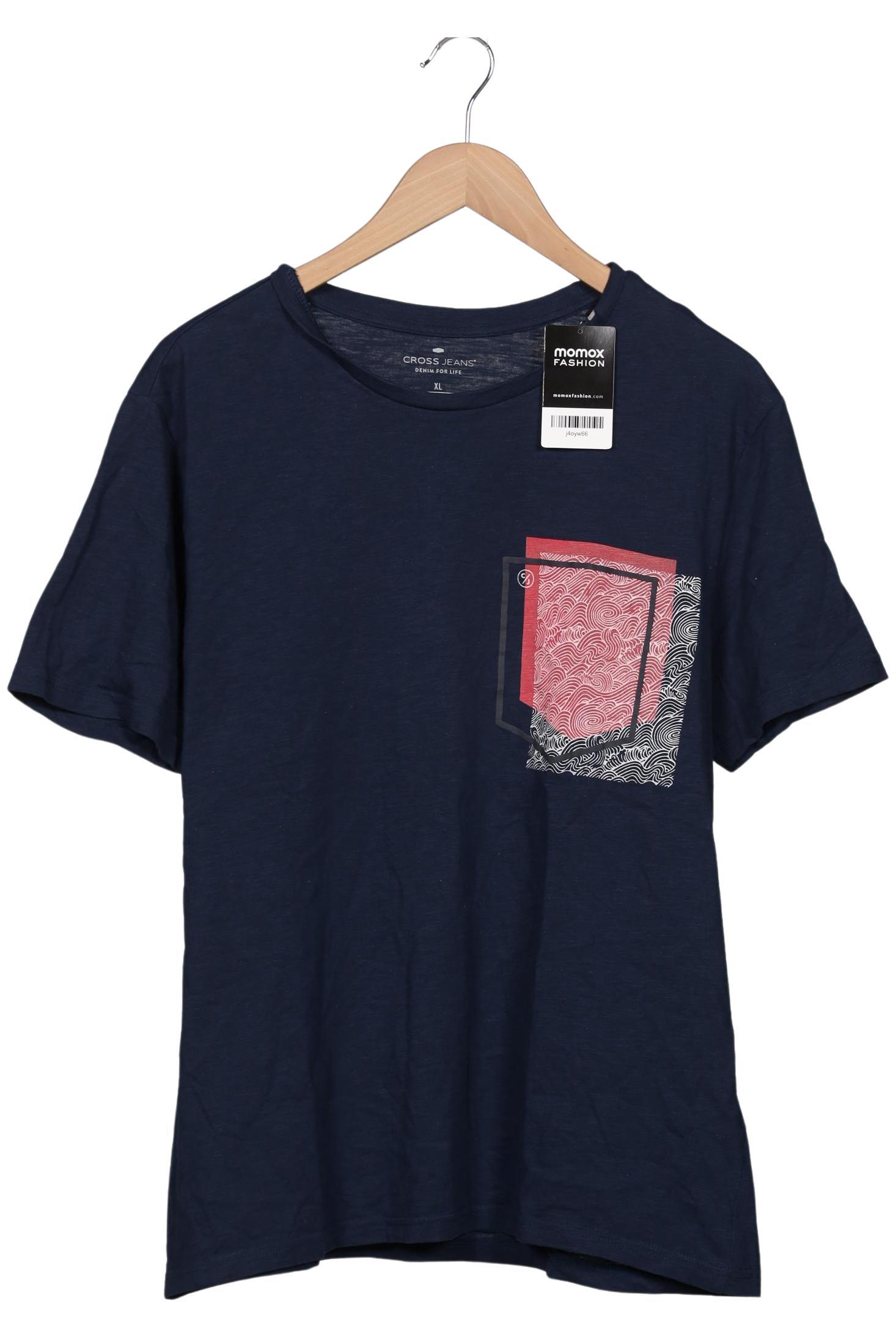 Thumbnail - Cross Jeans Herren T-Shirt, marineblau, Gr. 54