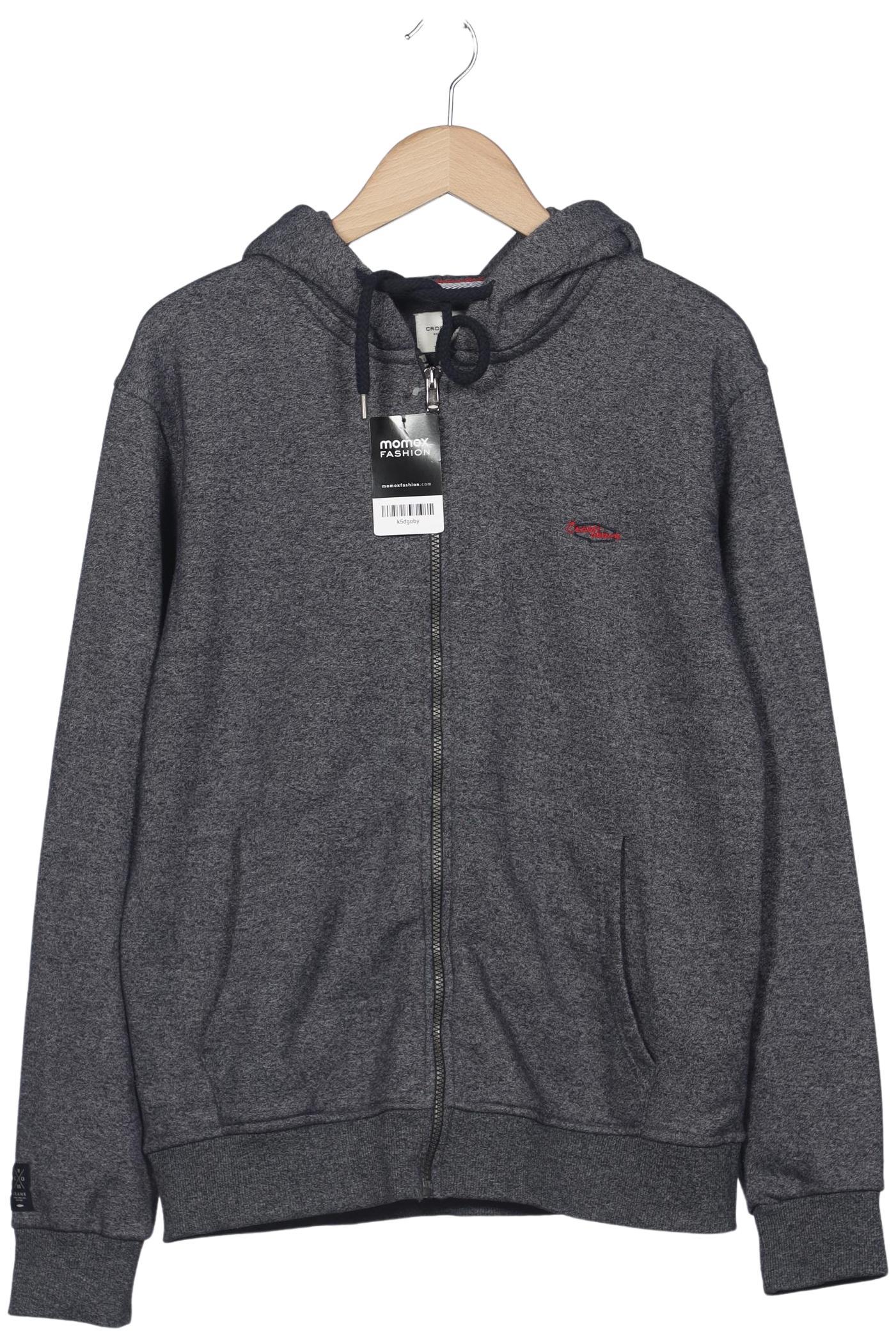 

Cross Jeans Herren Kapuzenpullover, grau, Gr. 64