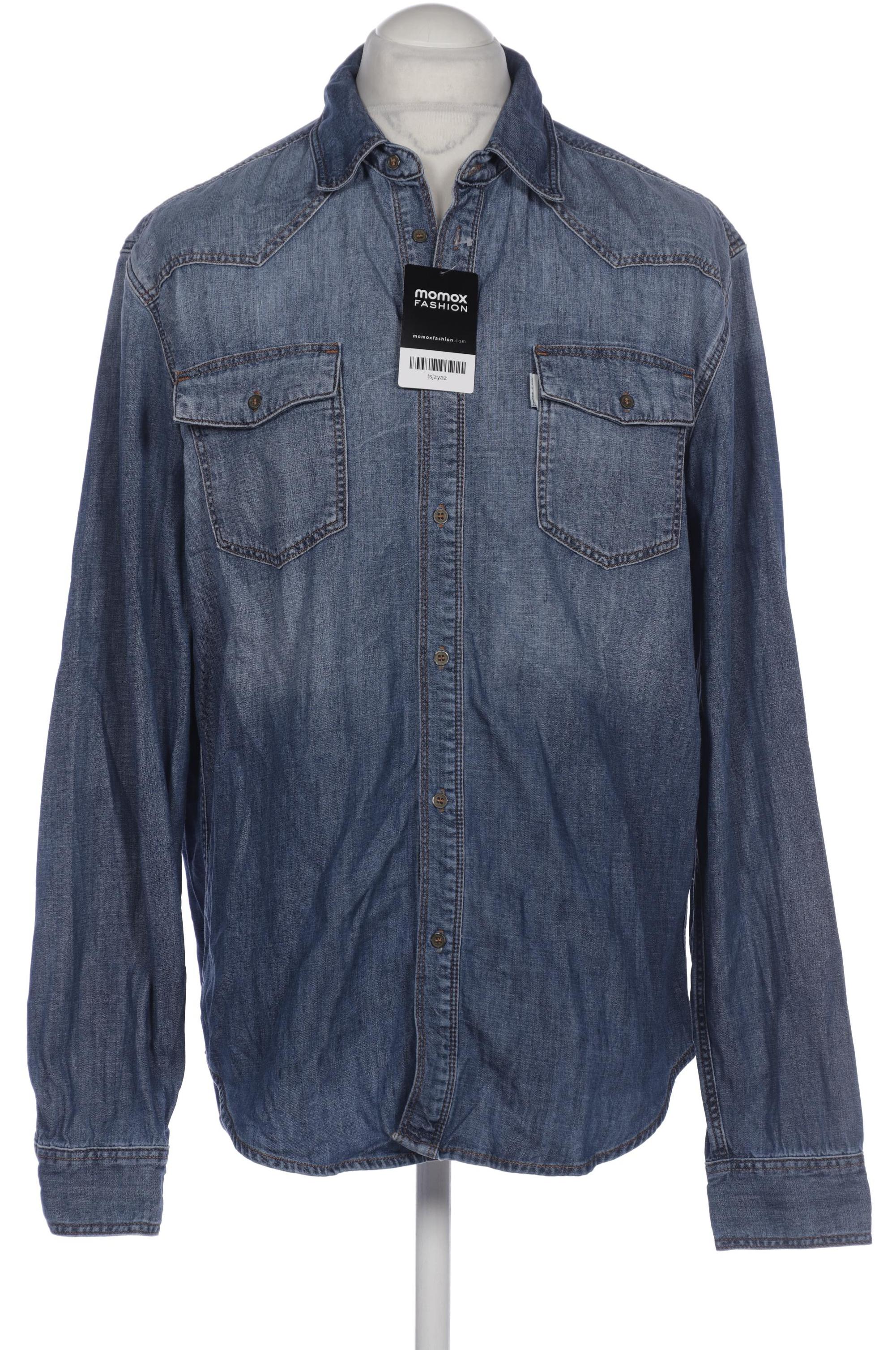 

Cross Jeans Herren Hemd, blau, Gr. 54