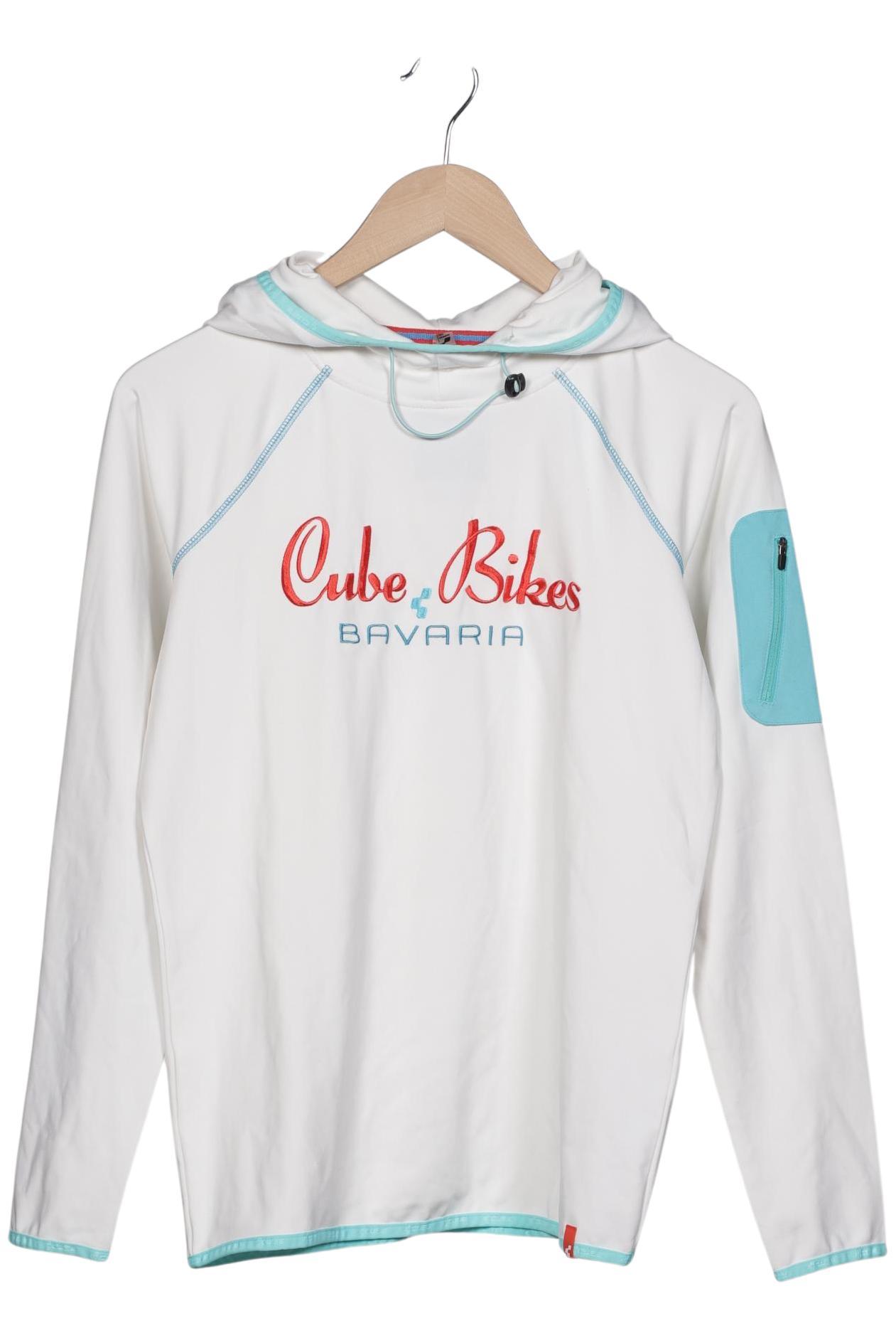 

Cube Damen Kapuzenpullover, weiß, Gr. 38