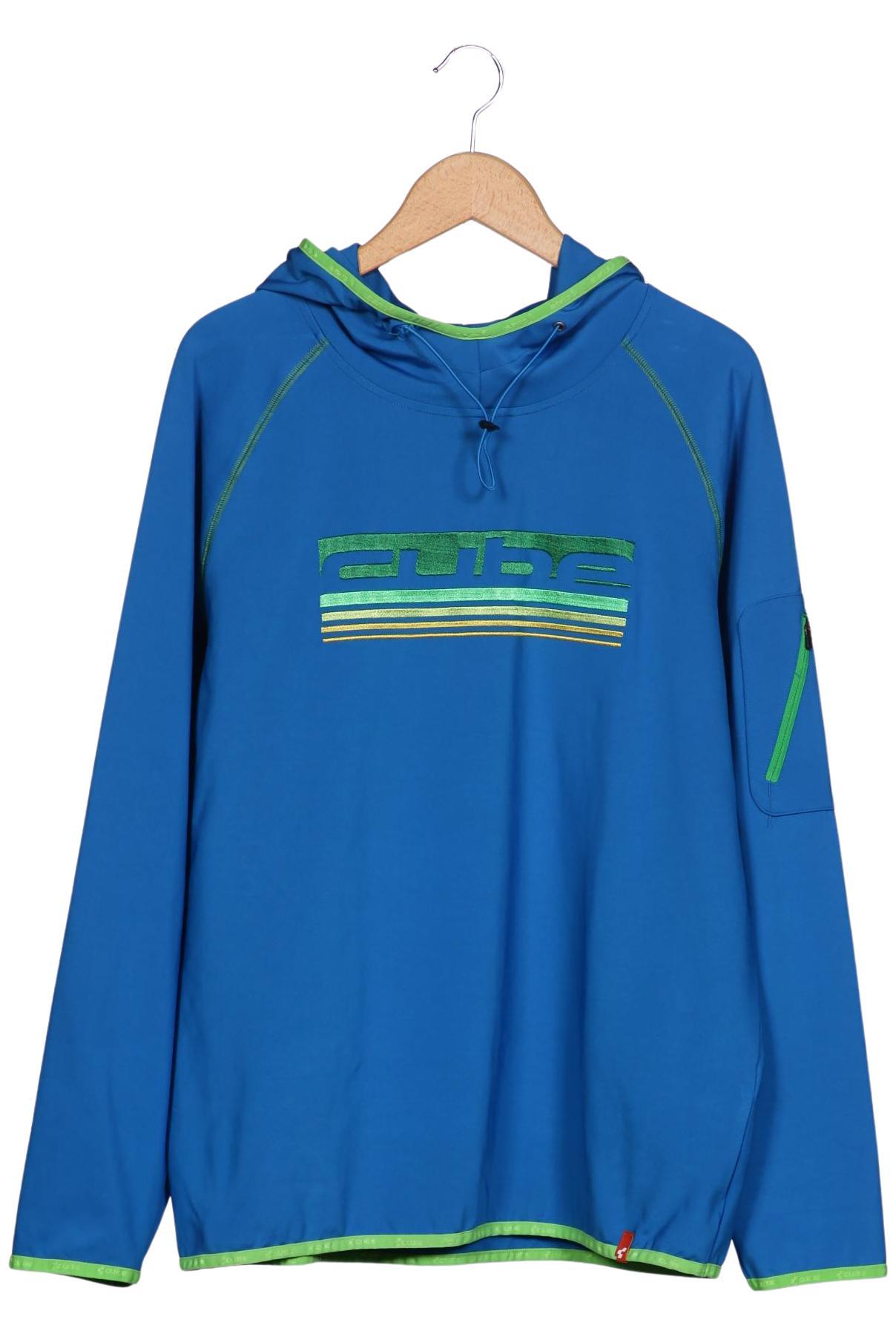 Thumbnail - Cube Herren Kapuzenpullover, blau, Gr. 54