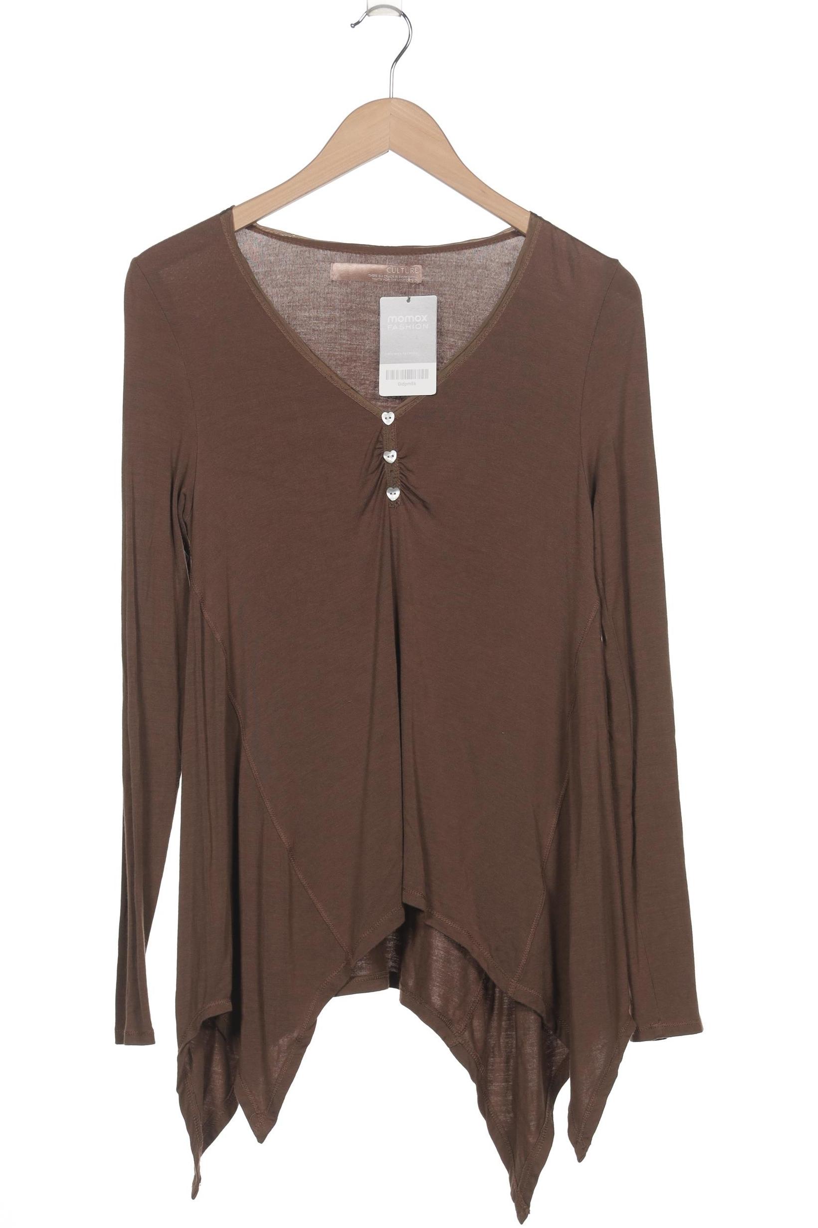 

Culture Damen Langarmshirt, braun, Gr. 38