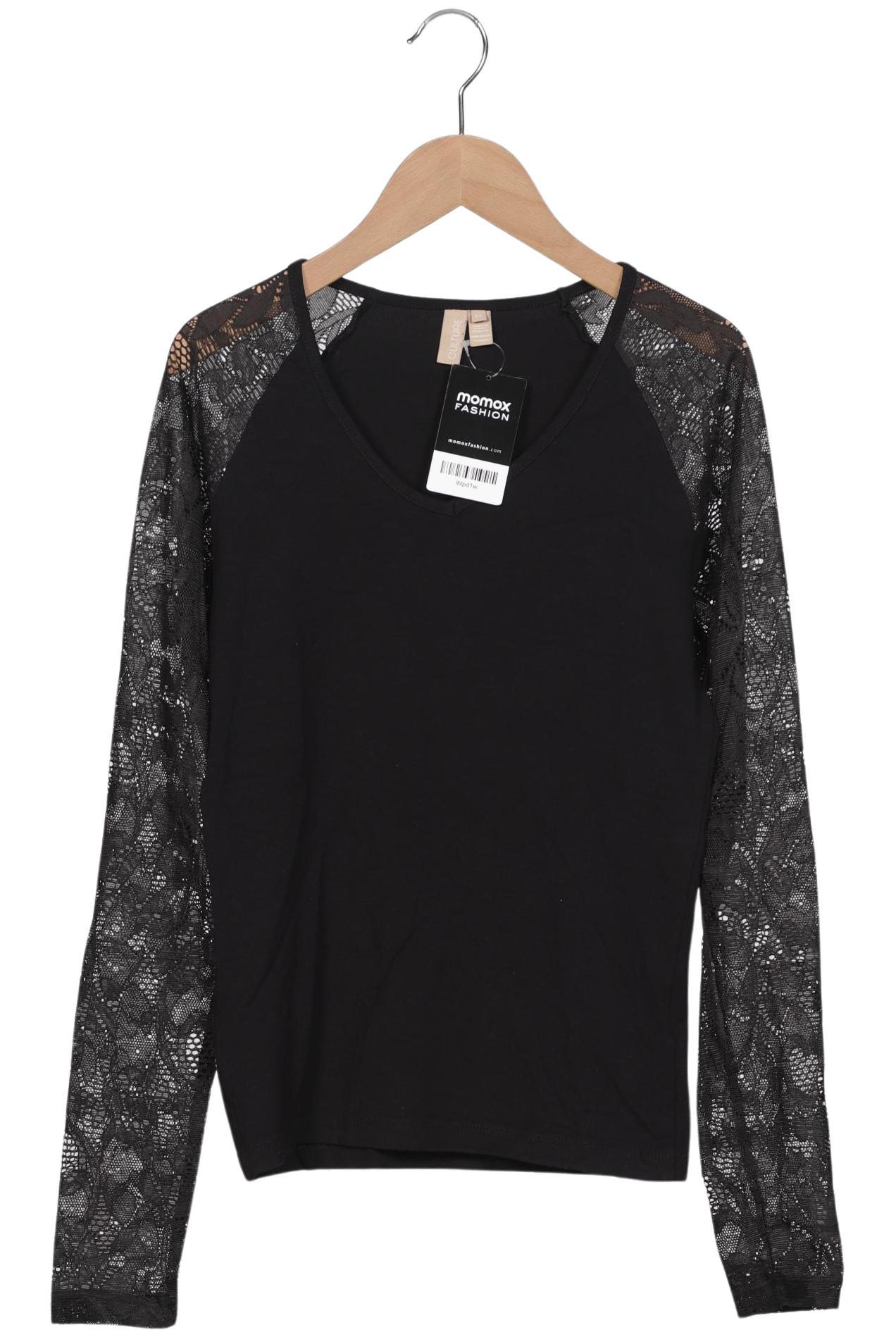 

Culture Damen Langarmshirt, schwarz, Gr. 34