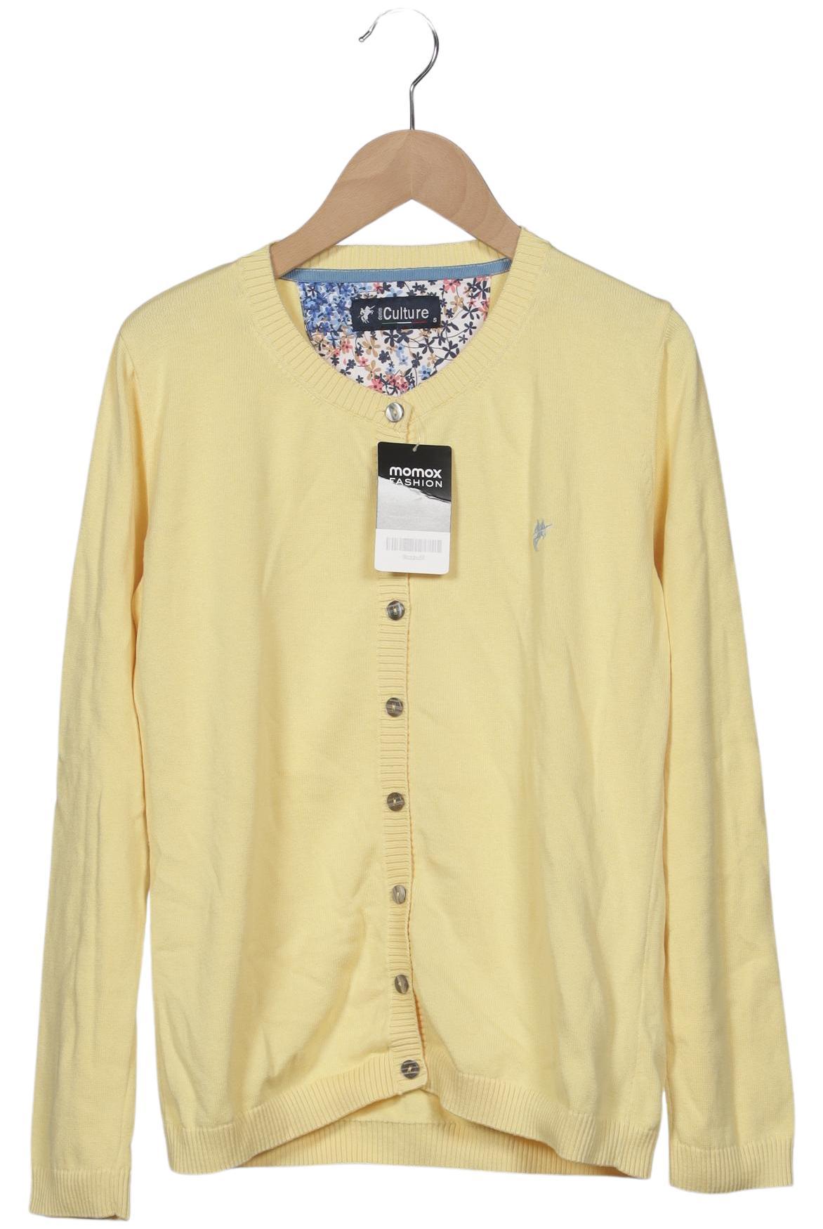 

Culture Damen Strickjacke, gelb, Gr. 36