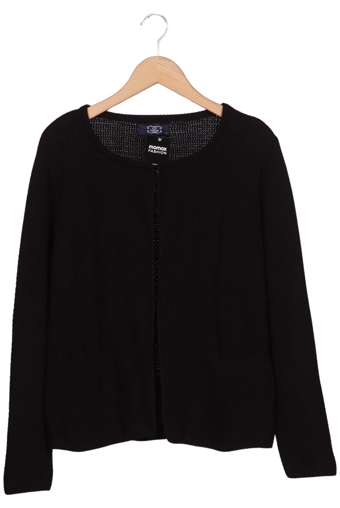 

Culture Damen Strickjacke, schwarz, Gr. 42