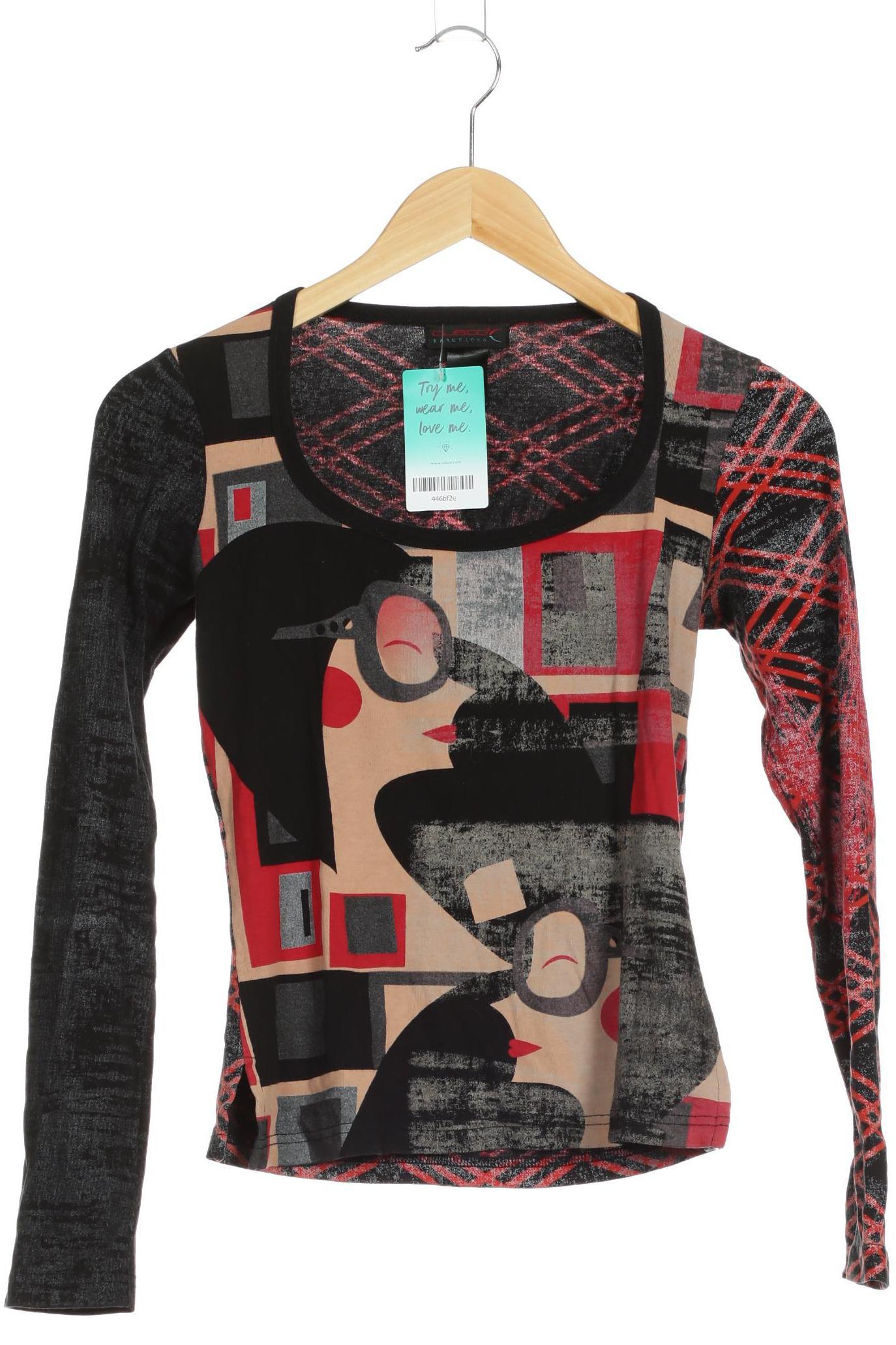 

Custo Barcelona Damen Langarmshirt, schwarz, Gr.