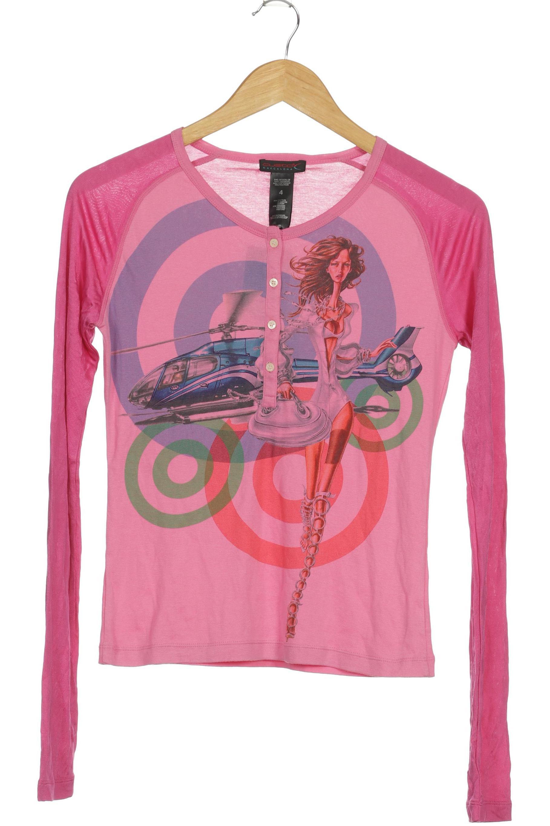 

Custo Barcelona Damen Langarmshirt, pink, Gr.