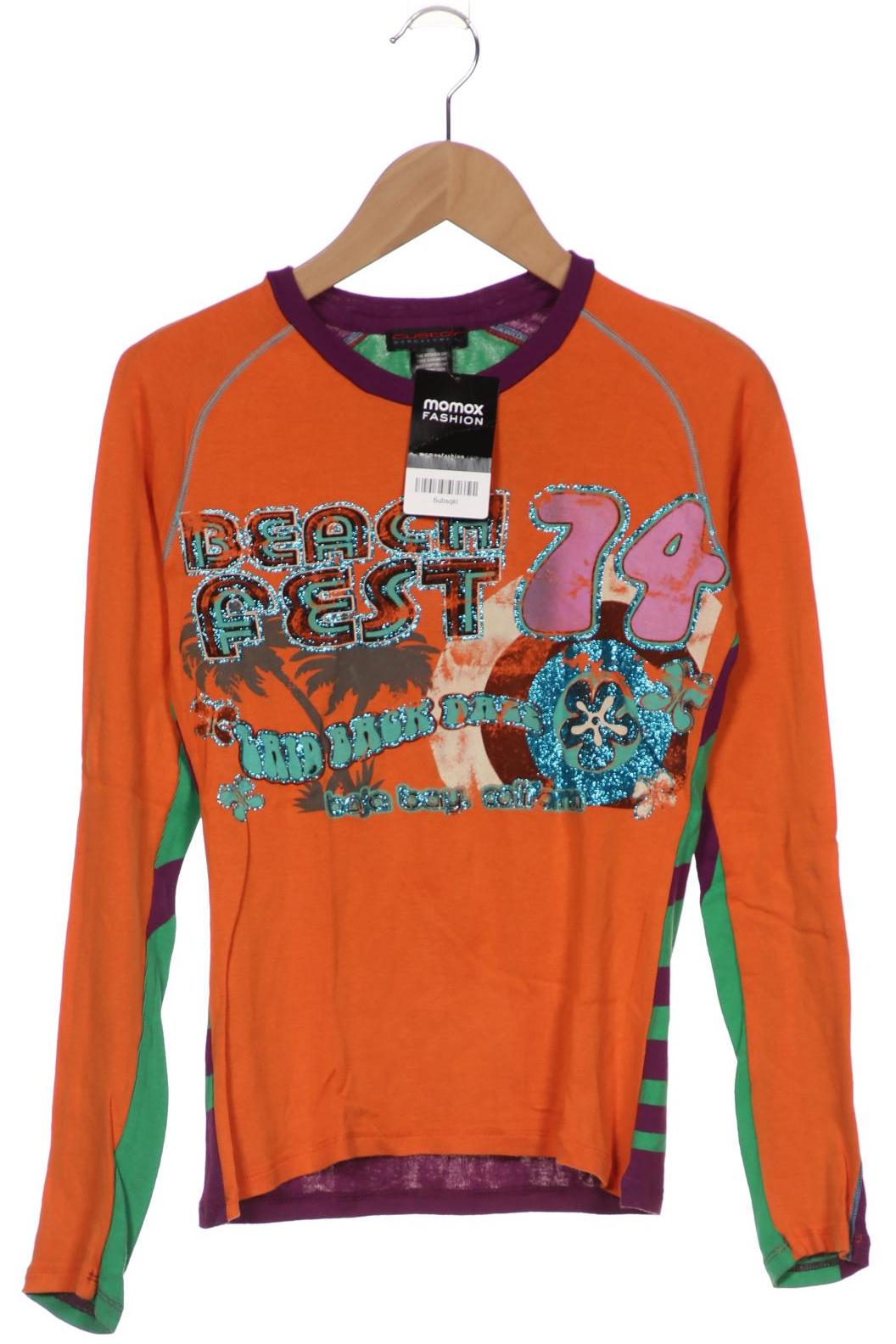 

Custo Barcelona Damen Langarmshirt, orange, Gr. 34