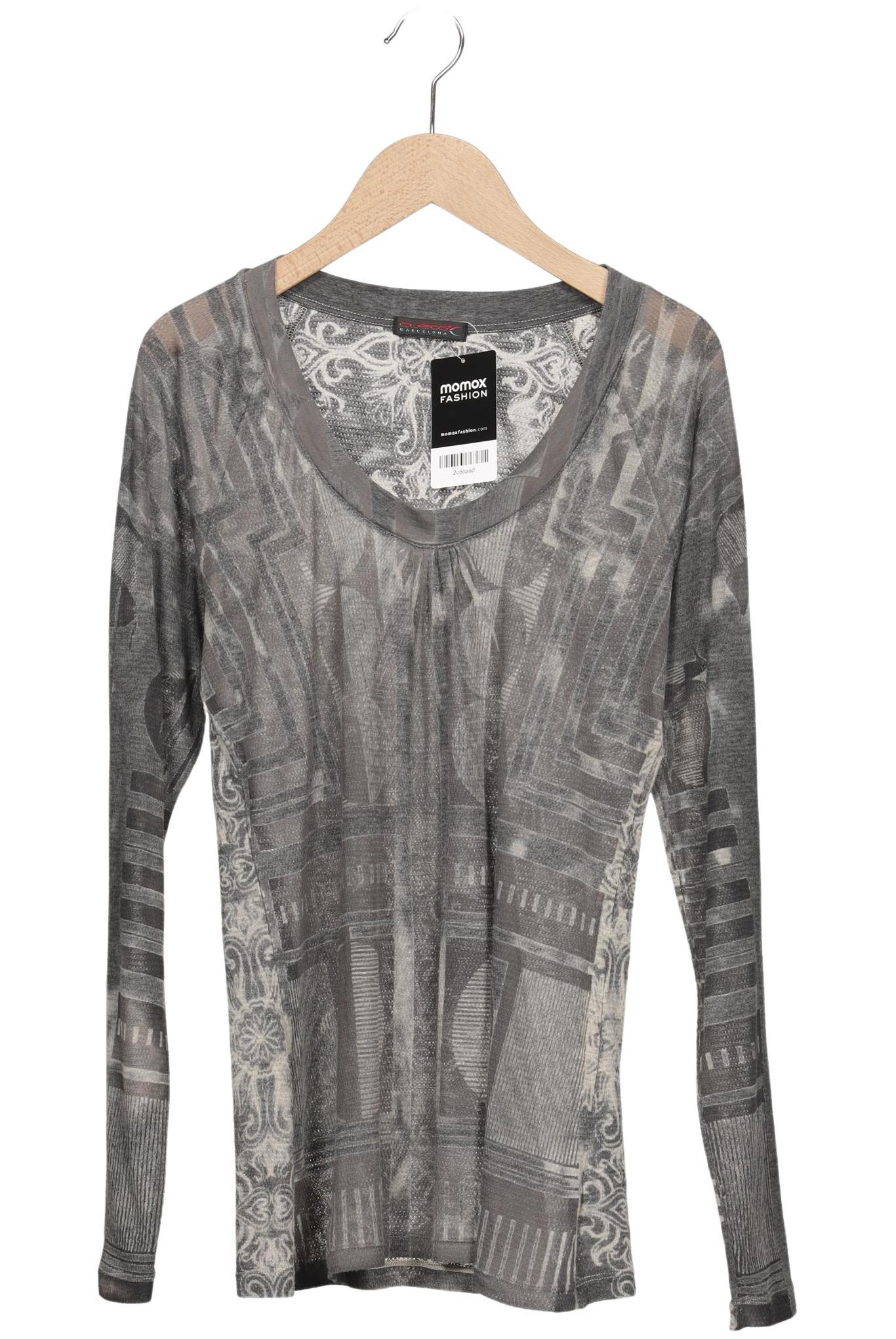 

Custo Barcelona Damen Langarmshirt, grau, Gr. 38