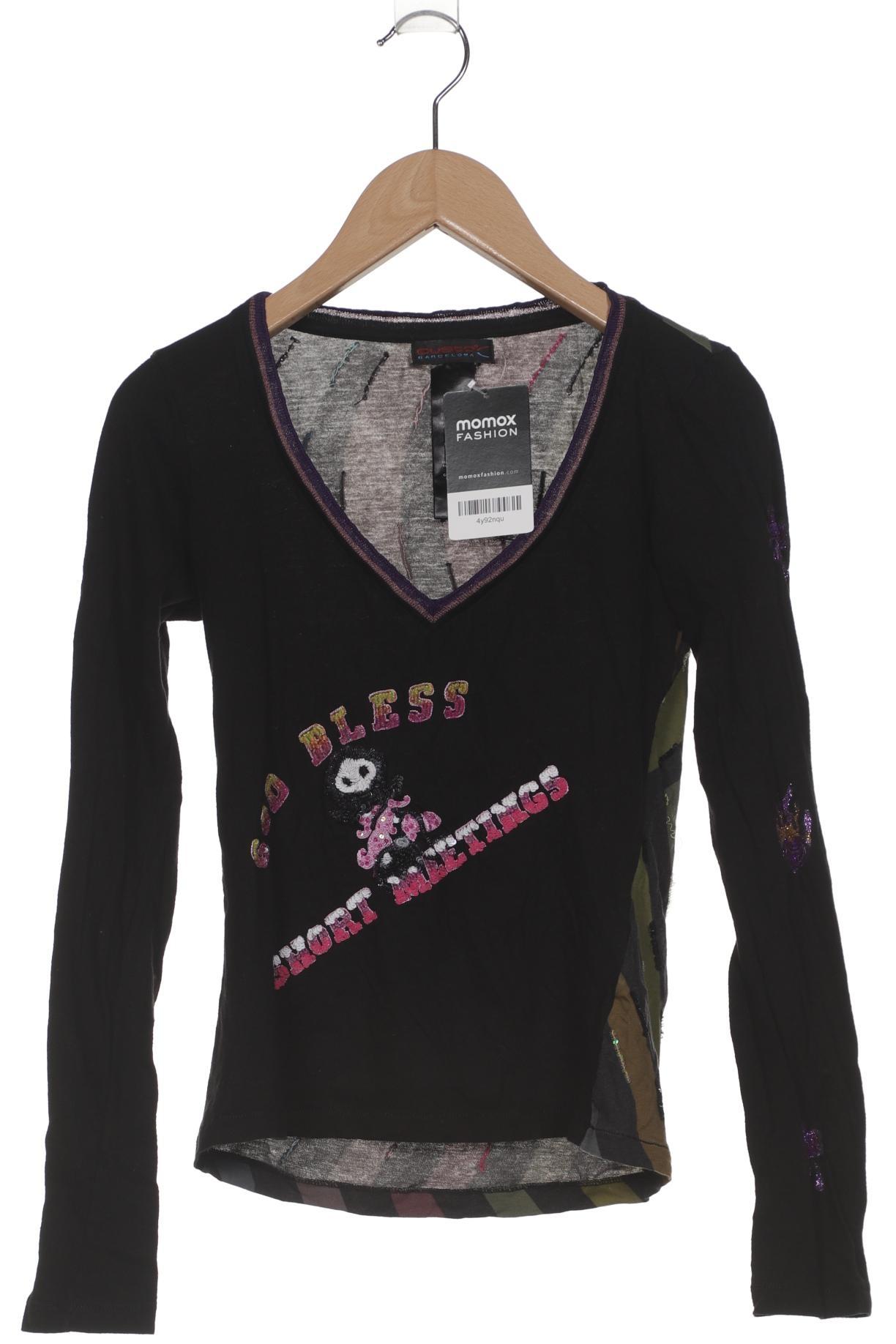 

Custo Barcelona Damen Langarmshirt, schwarz, Gr. 34