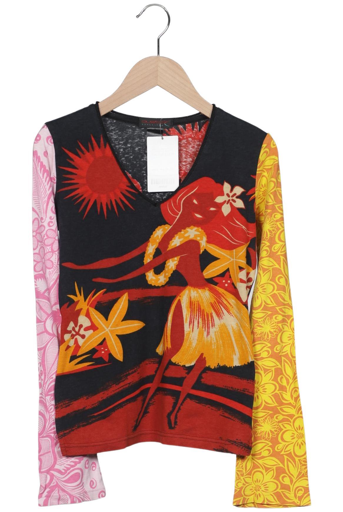 

Custo Barcelona Damen Langarmshirt, mehrfarbig, Gr. 34