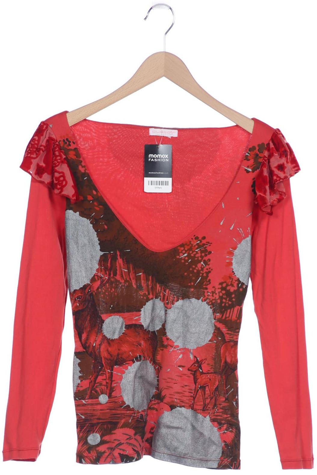 

Custo Barcelona Damen Langarmshirt, rot, Gr. 32