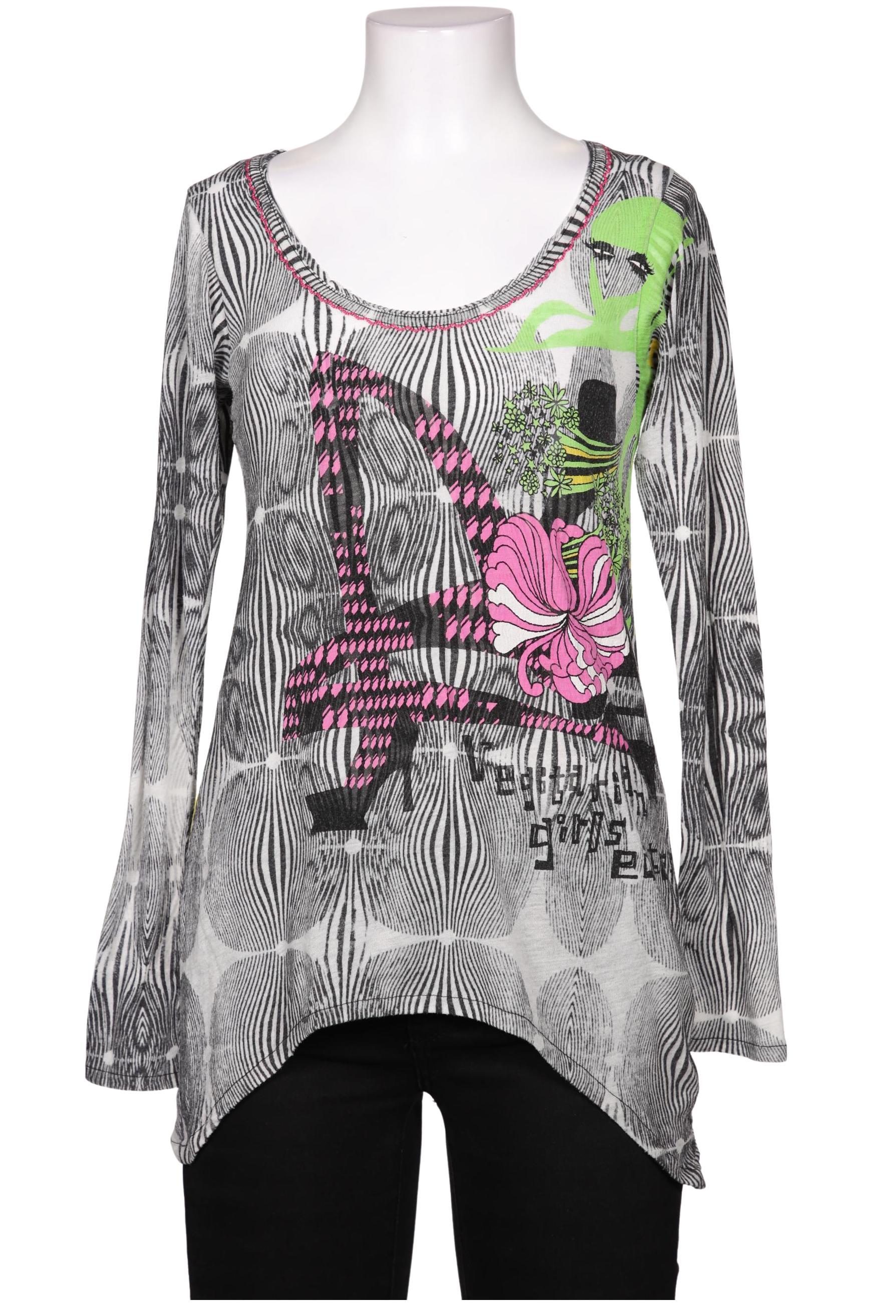 

Custo Barcelona Damen Langarmshirt, grau, Gr. 34