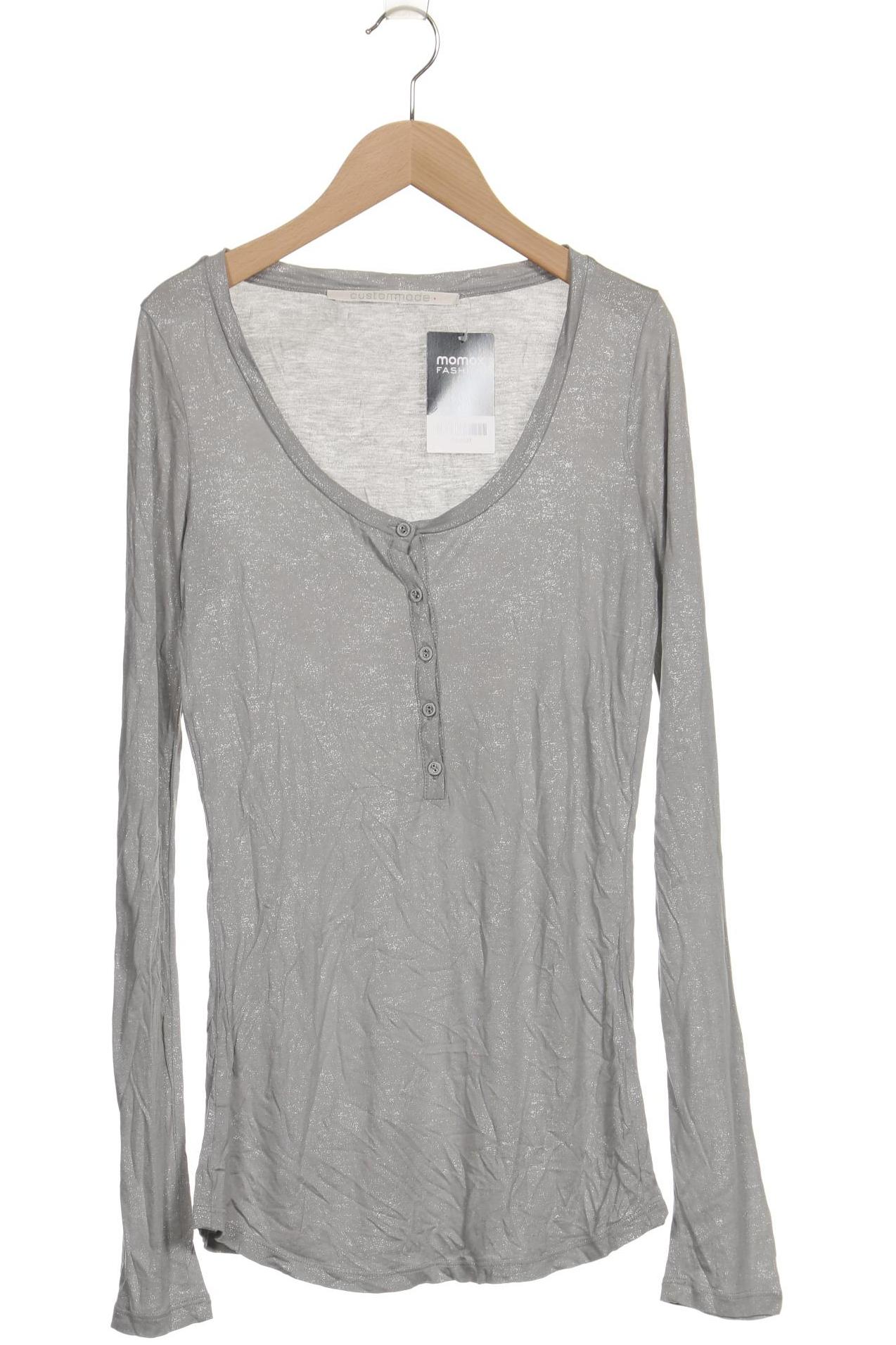 

Custommade Damen Langarmshirt, grau, Gr. 38
