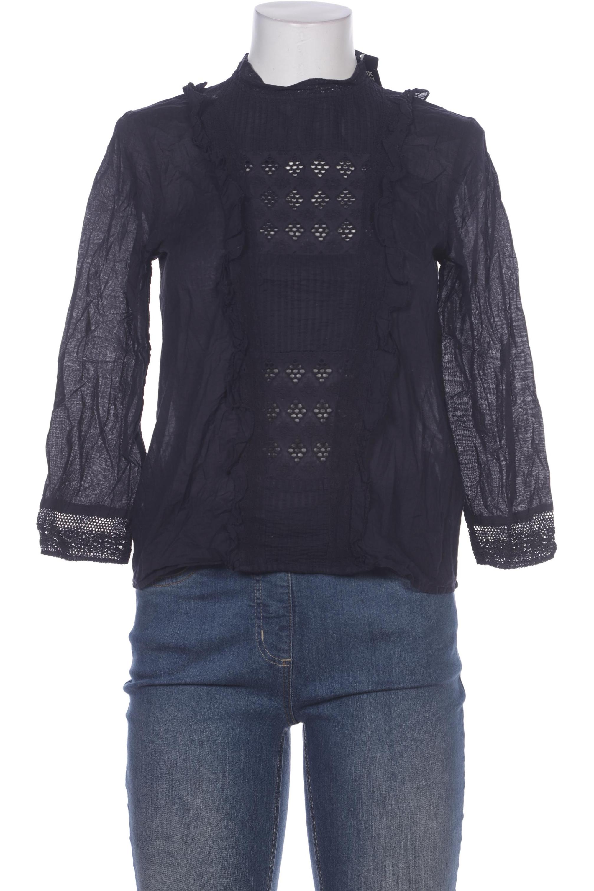 

Cyrillus Damen Bluse, marineblau, Gr. 36