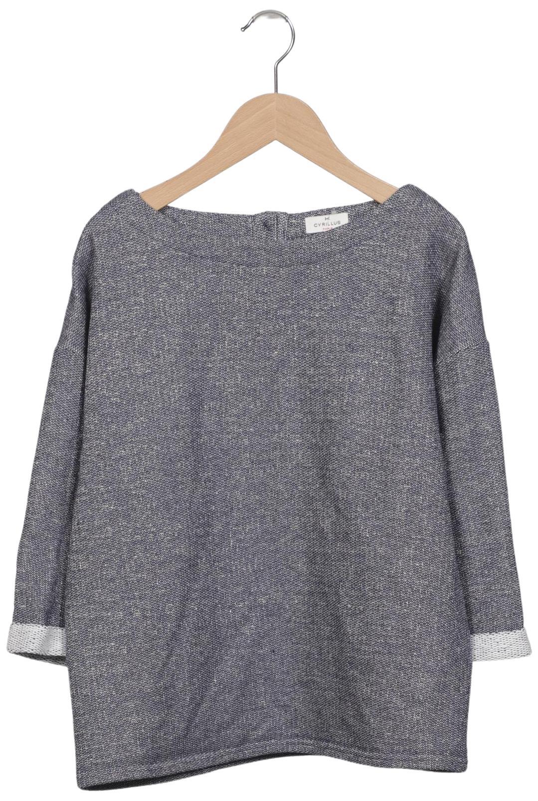 

Cyrillus Damen Langarmshirt, grau, Gr. 38