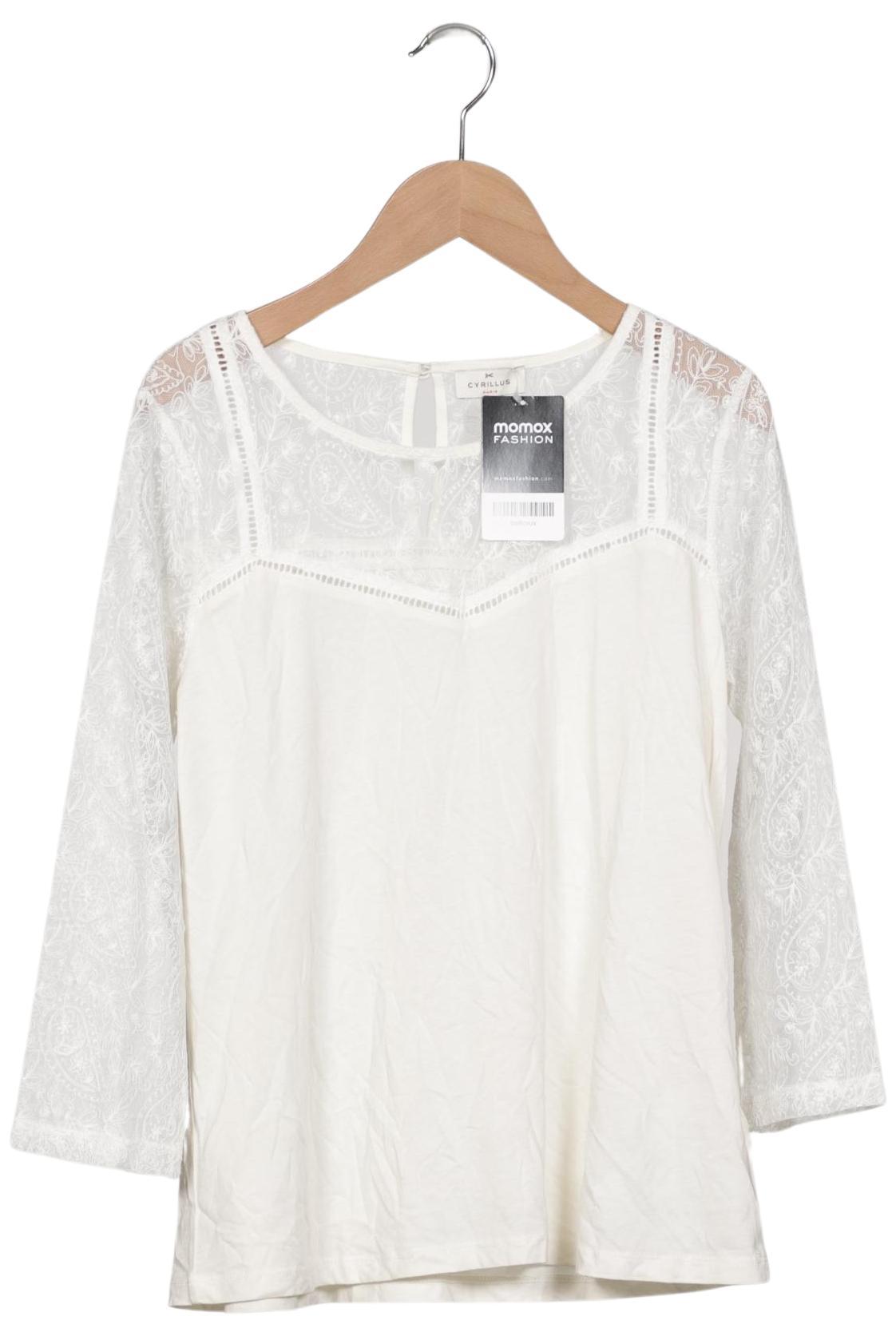 

Cyrillus Damen Langarmshirt, cremeweiß, Gr. 36